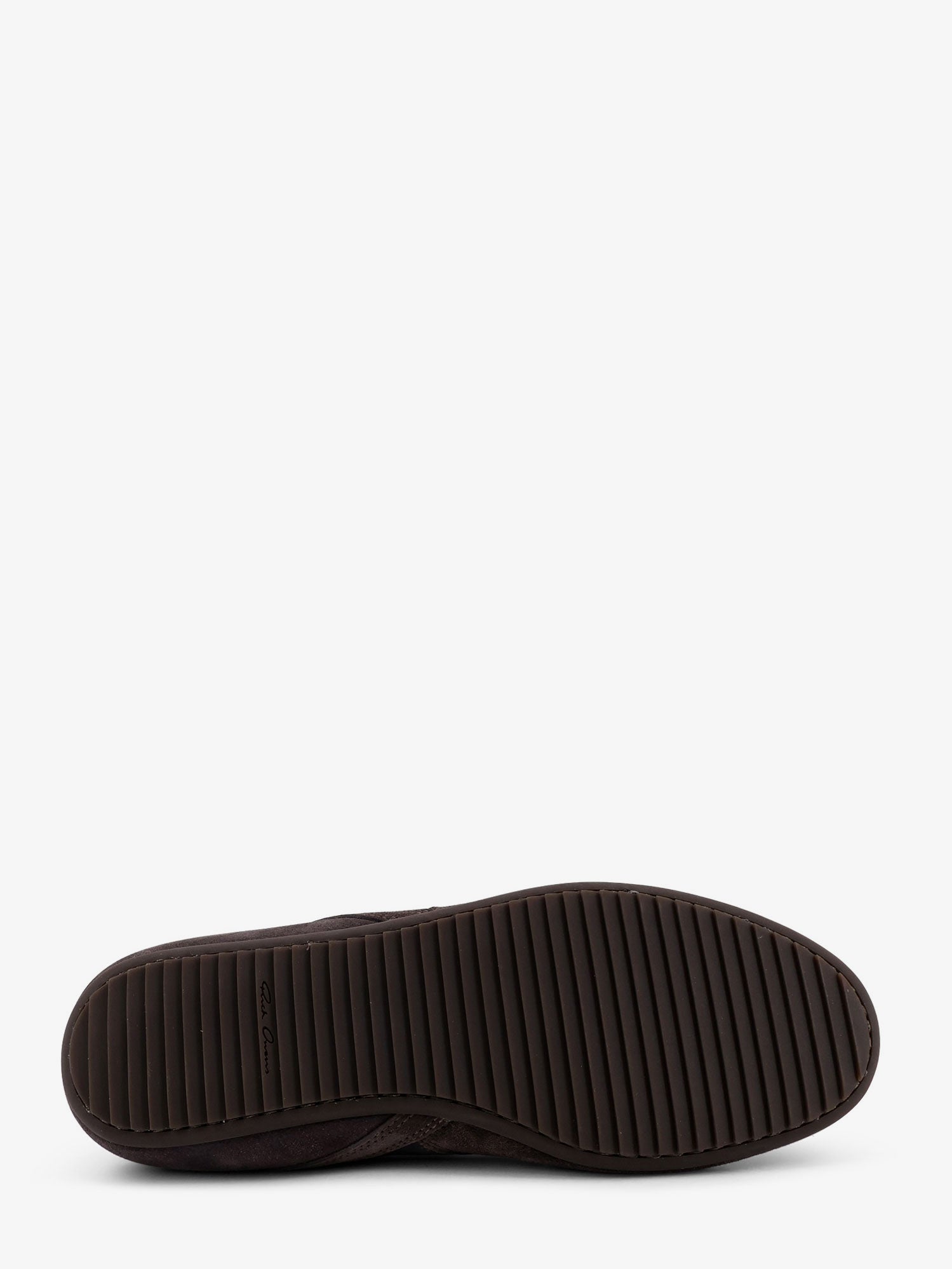 Rick Owens Minimal Nylon And Suede Sneakers