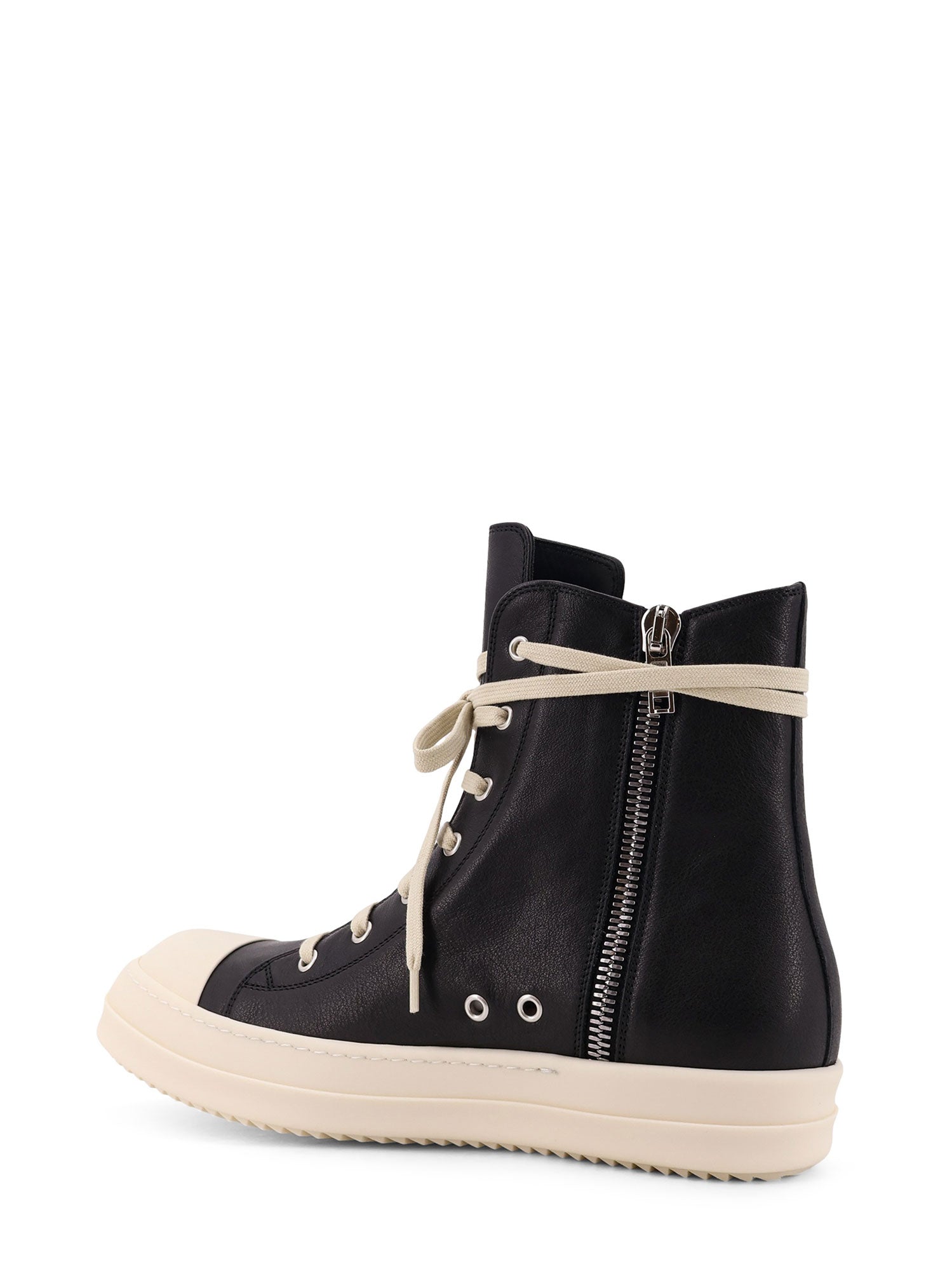 Rick Owens Leather Sneakers