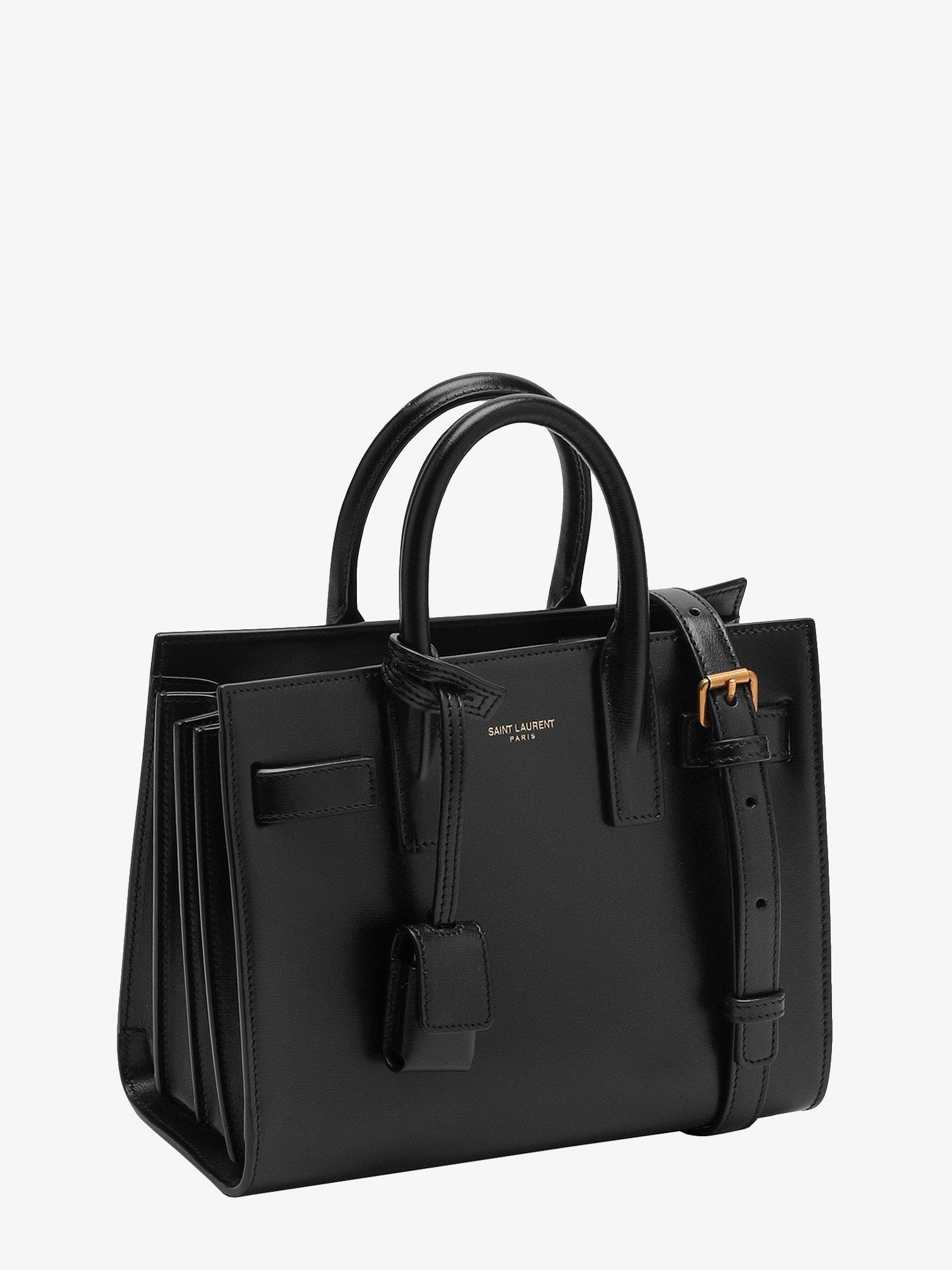Saint Laurent Sac De Jour Nano Leather Crossbody