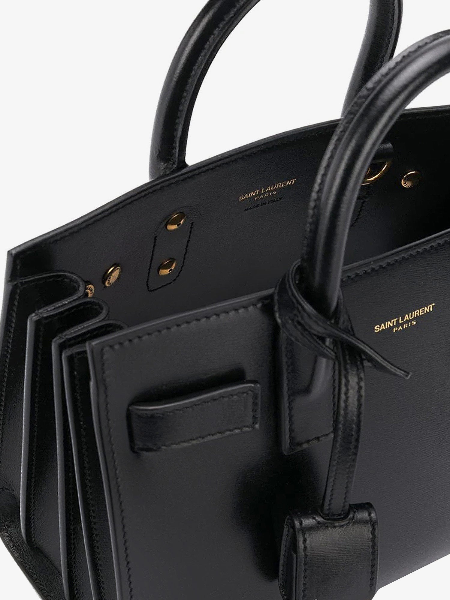 Saint Laurent Sac De Jour Nano Leather Crossbody