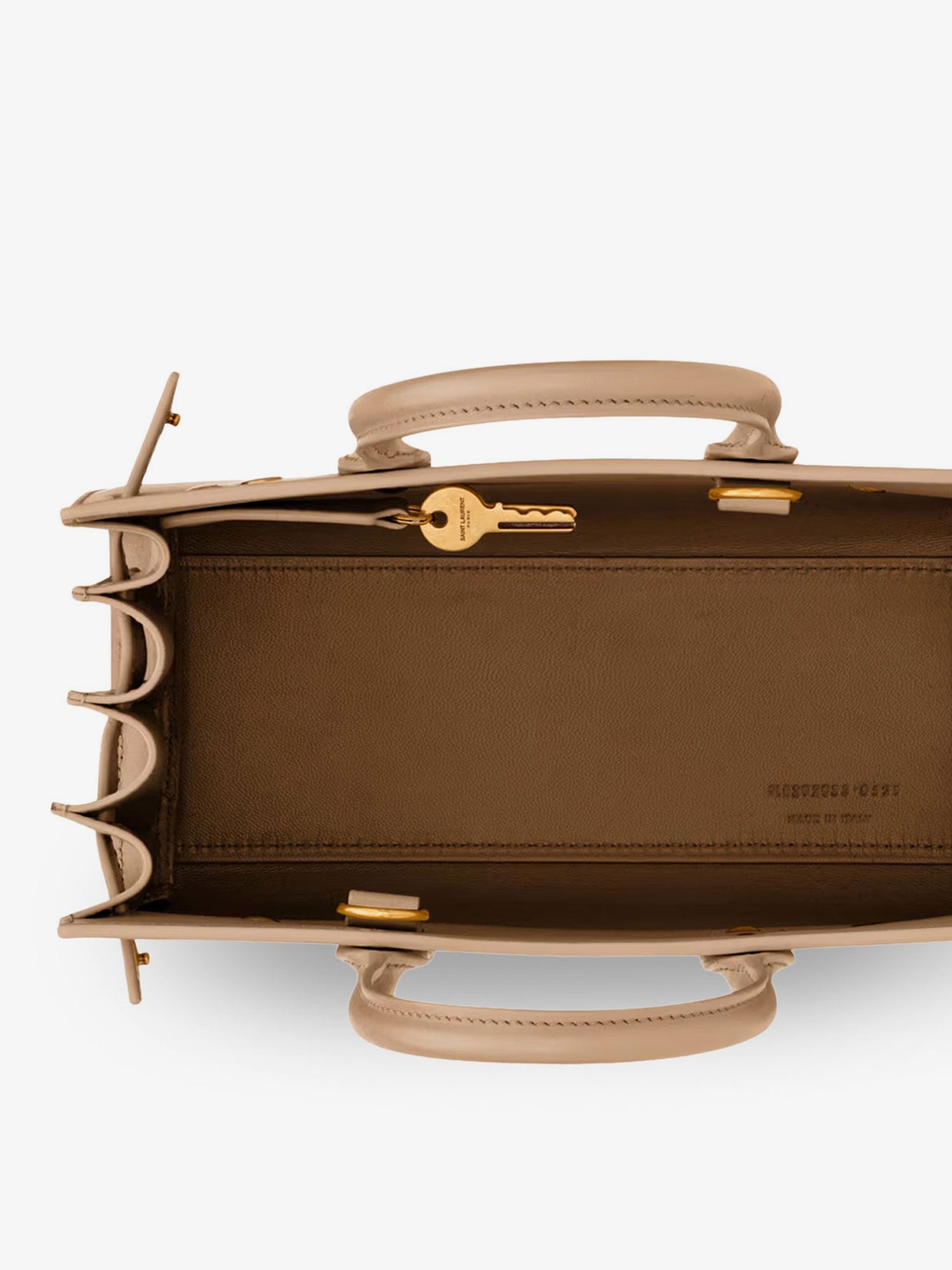 Saint Laurent Sac De Jour Nano Leather Crossbody Bag