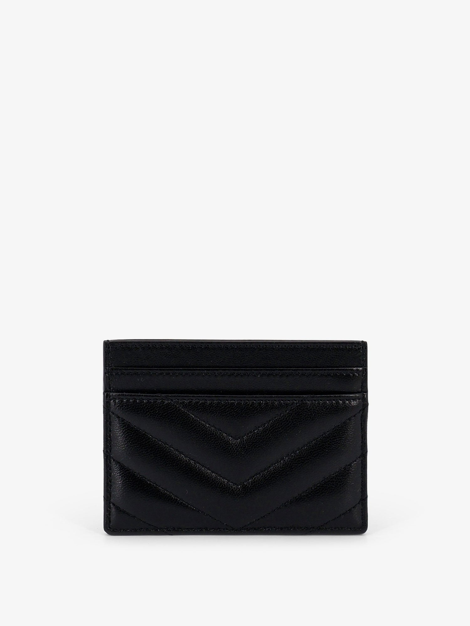 Saint Laurent Cassandre Leather Card Holder