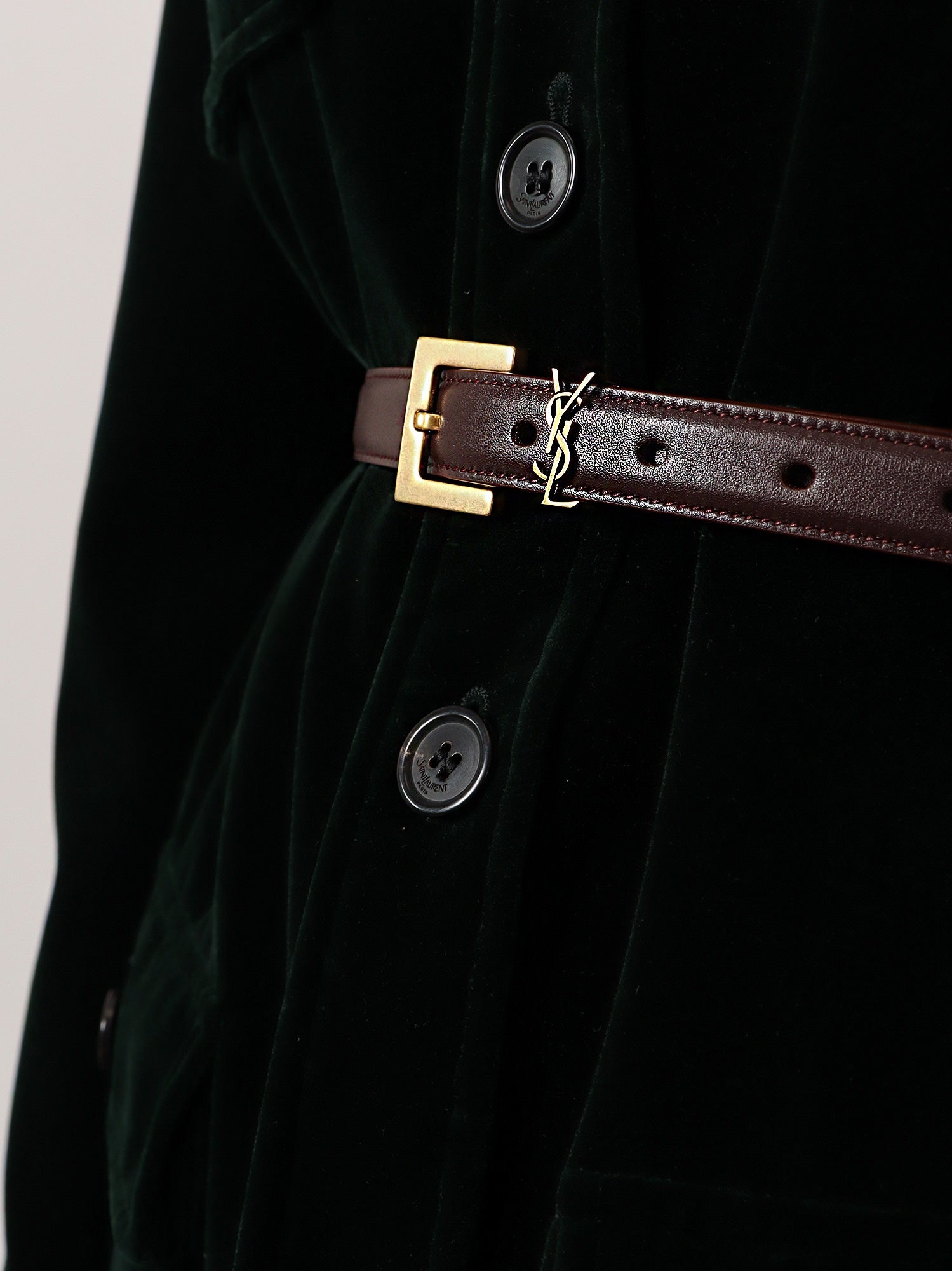 Saint Laurent Leather Belt