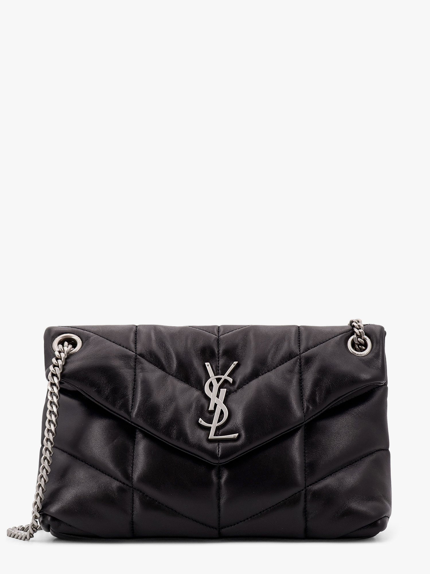 Saint Laurent Loulou Puffer Matelassé Leather Shoulder Bag