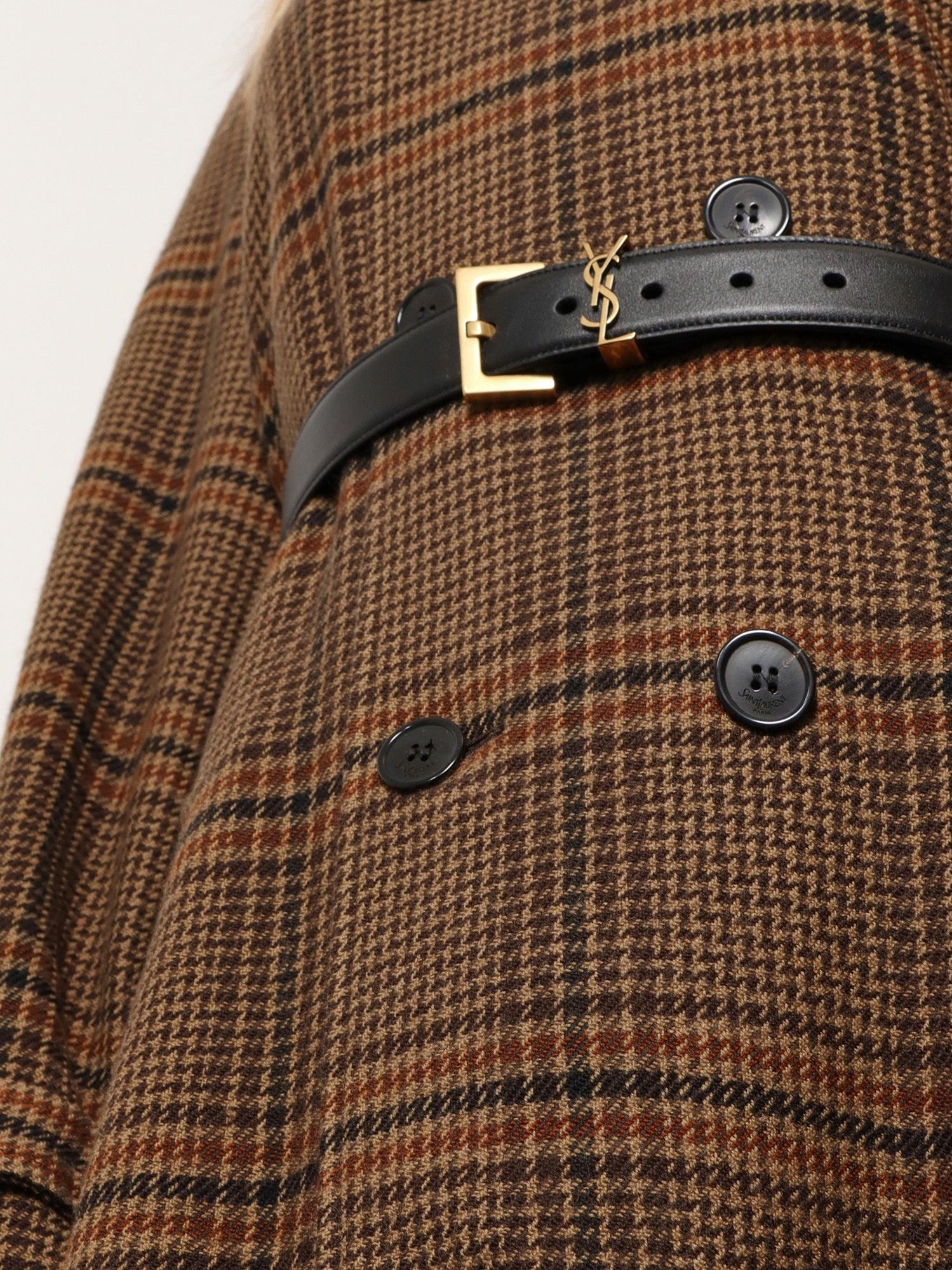 Saint Laurent Leather Belt