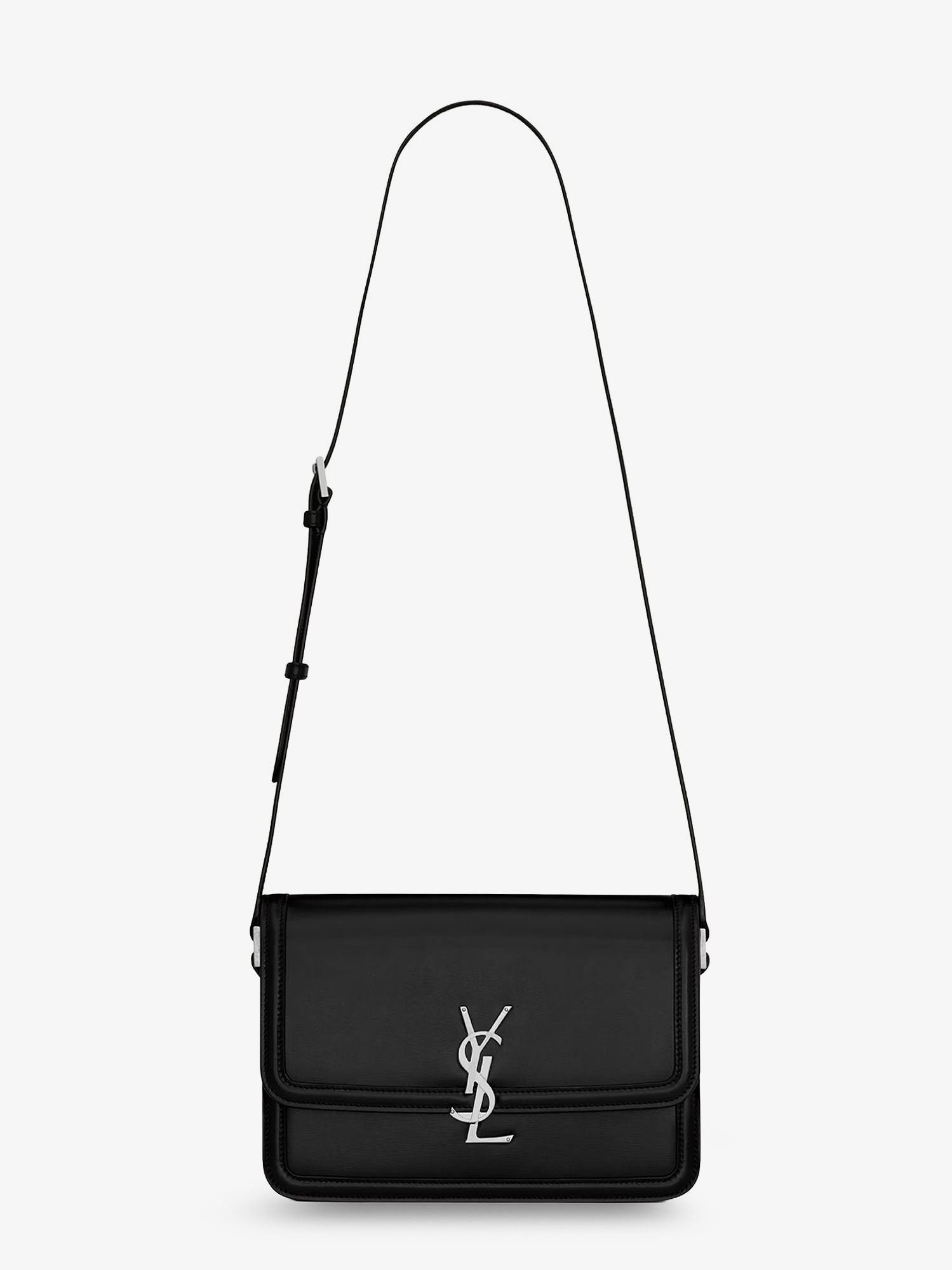 Saint Laurent Satchel Solferino Medium Leather Crossbody Bag