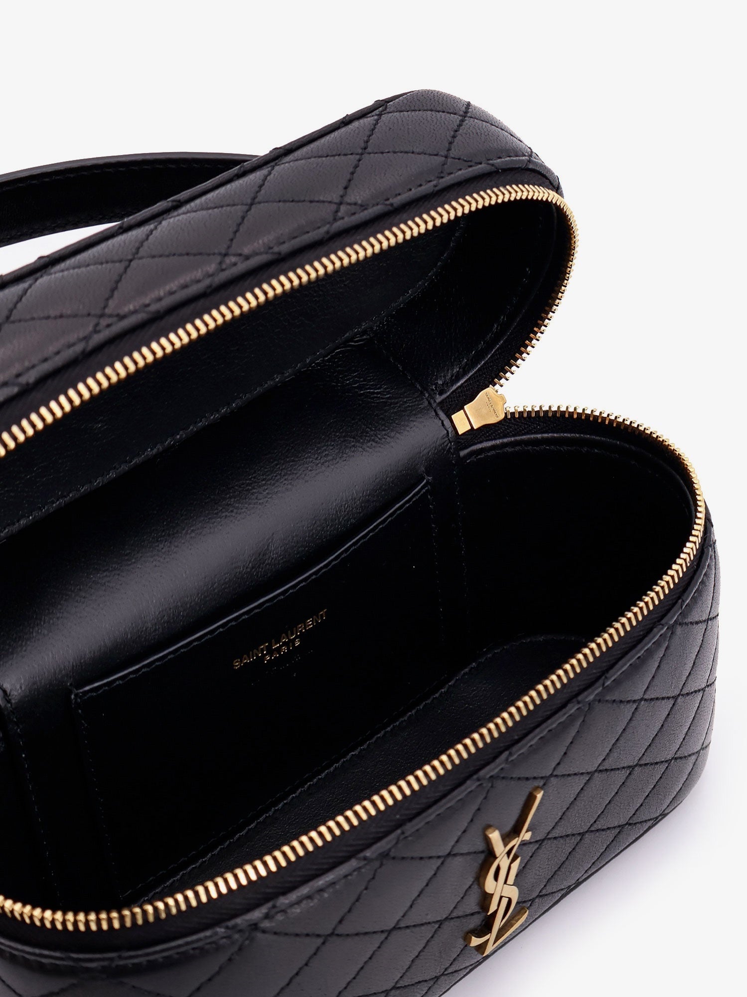 Saint Laurent Gaby Vanity Bag Leather Crossbody Bag