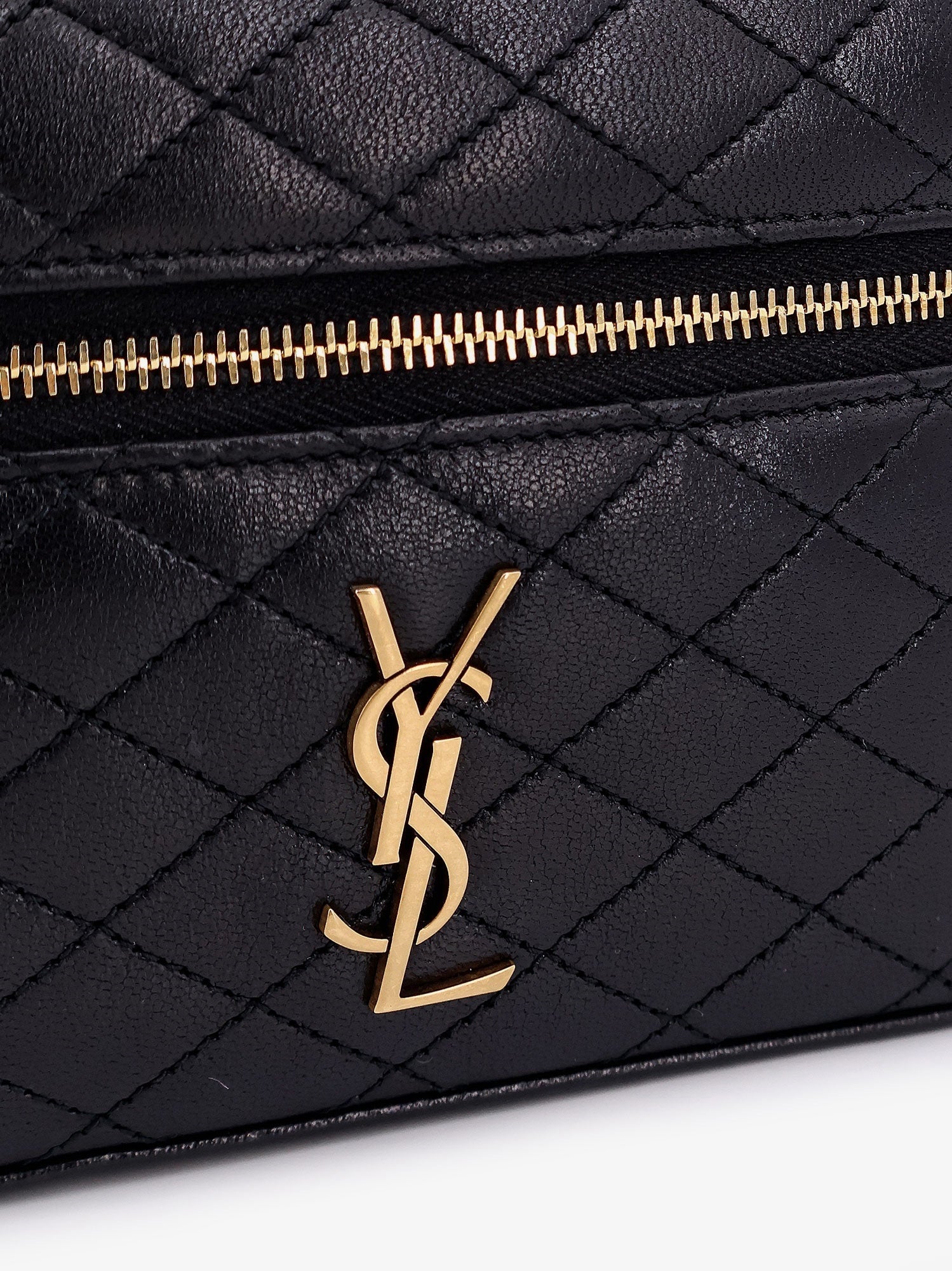 Saint Laurent Gaby Vanity Bag Leather Crossbody Bag
