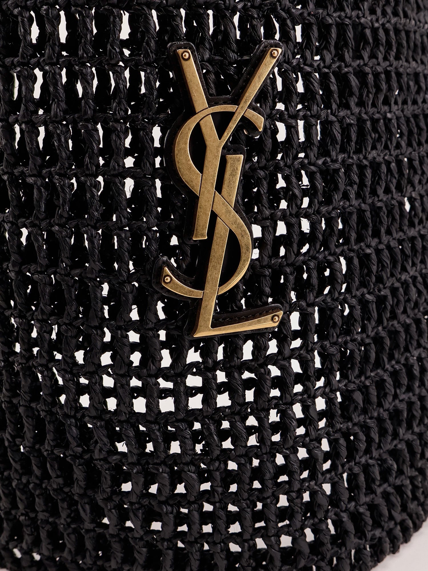 Saint Laurent Raffia Shoulder Bag