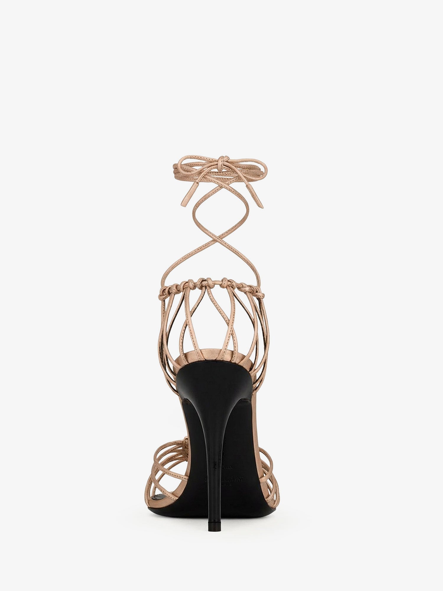 Saint Laurent Babylone 90 Leather Sandals
