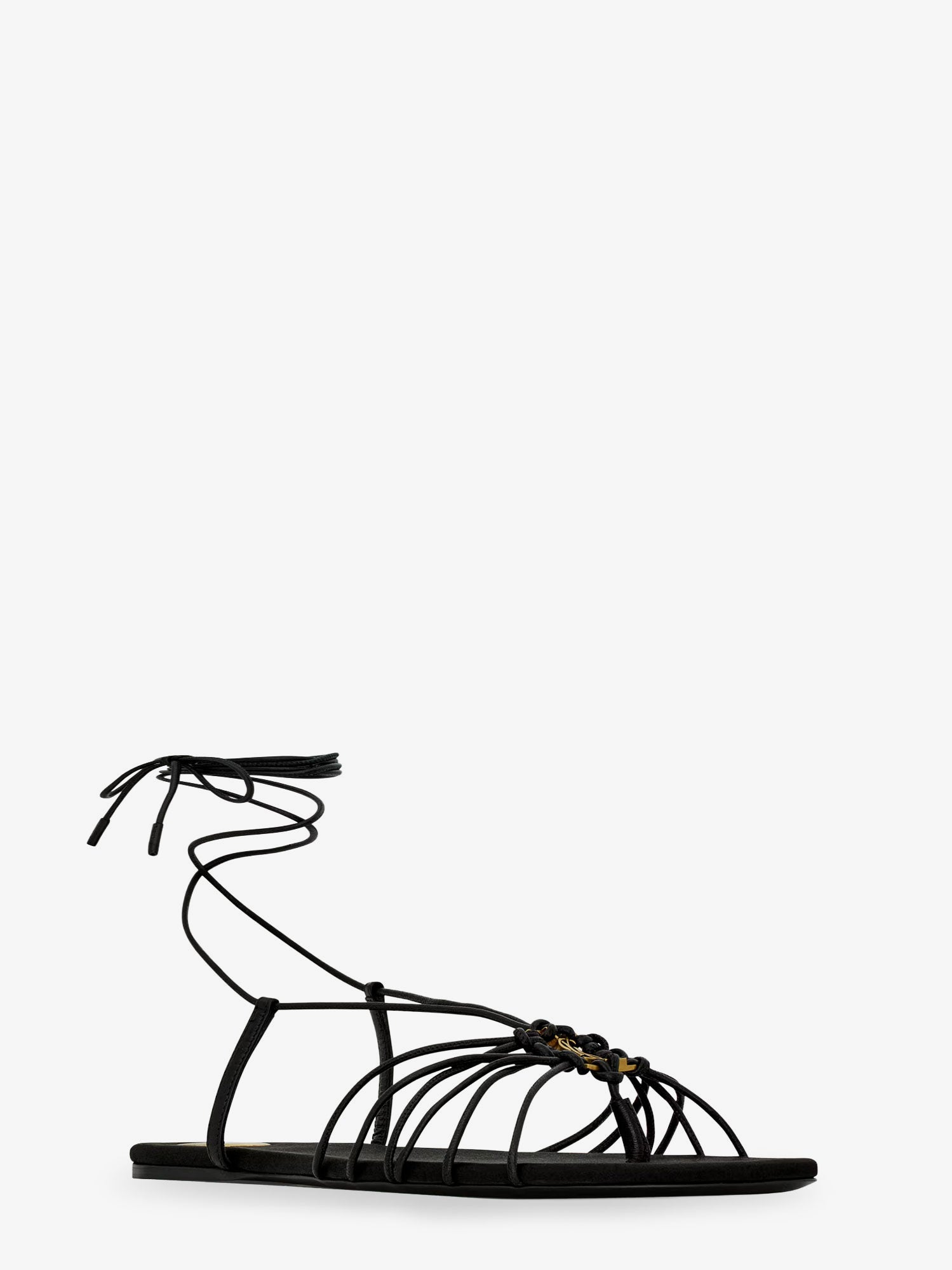 Saint Laurent Babylone Leather Sandals