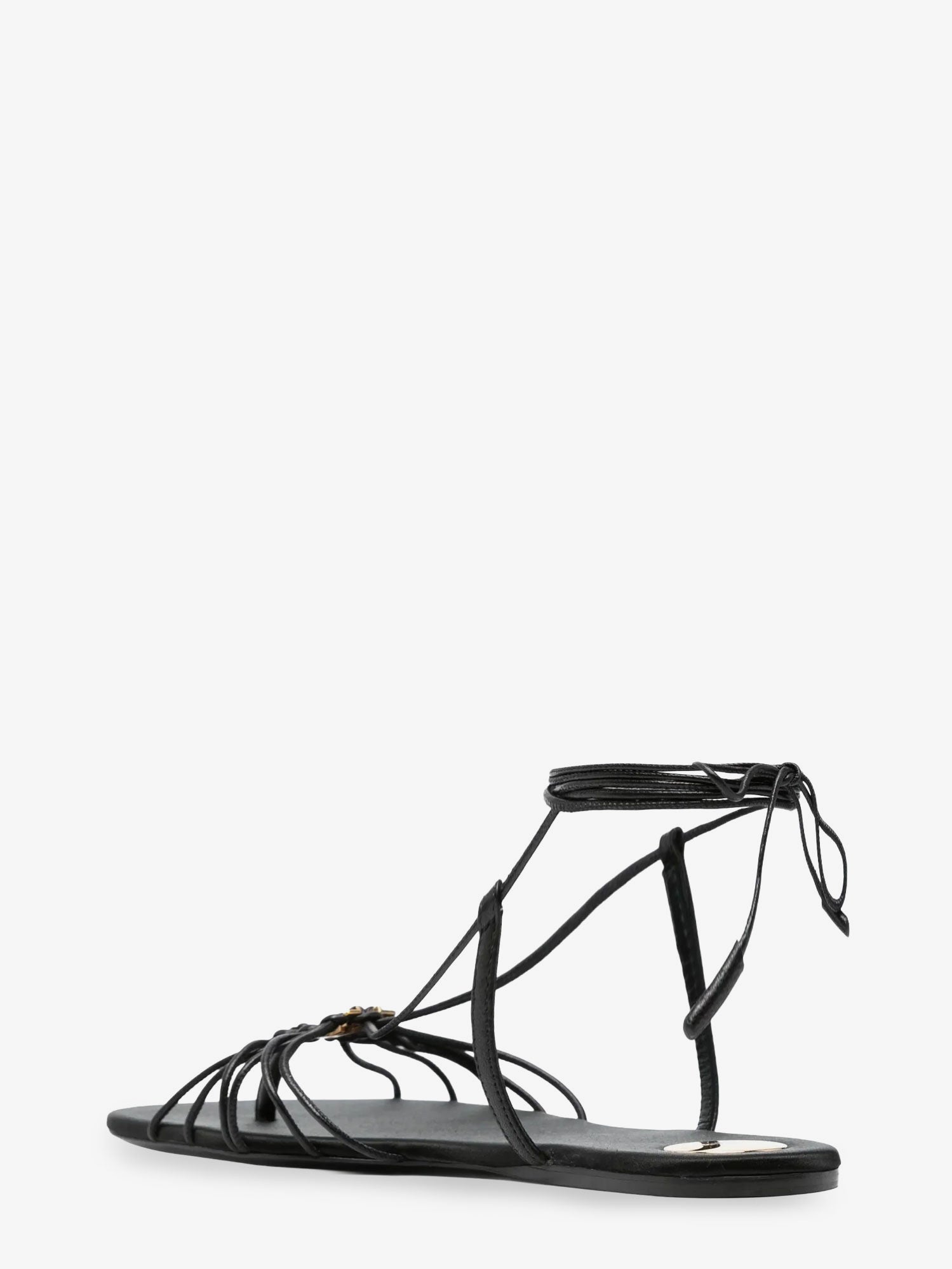 Saint Laurent Babylone Leather Sandals