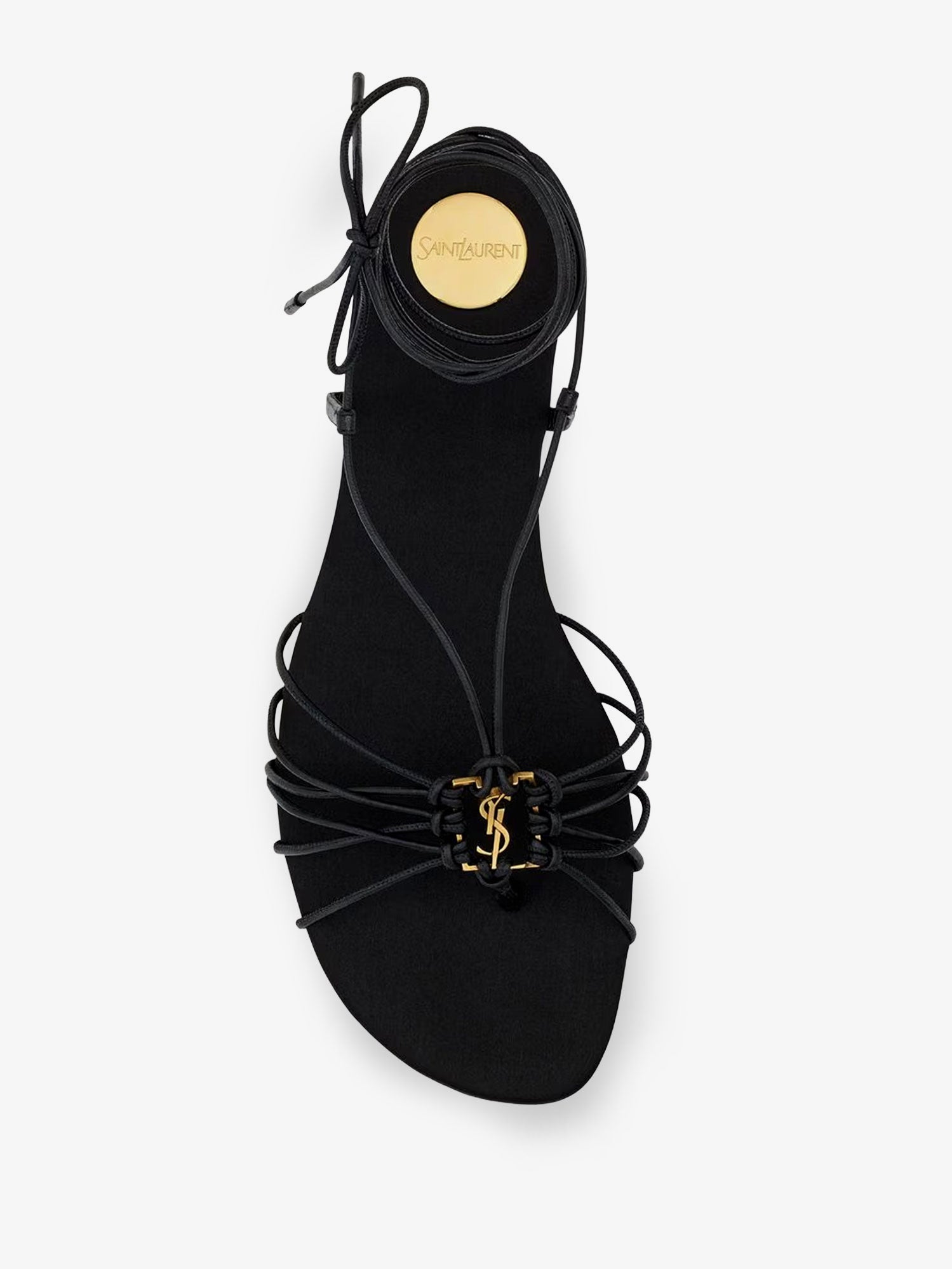 Saint Laurent Babylone Leather Sandals