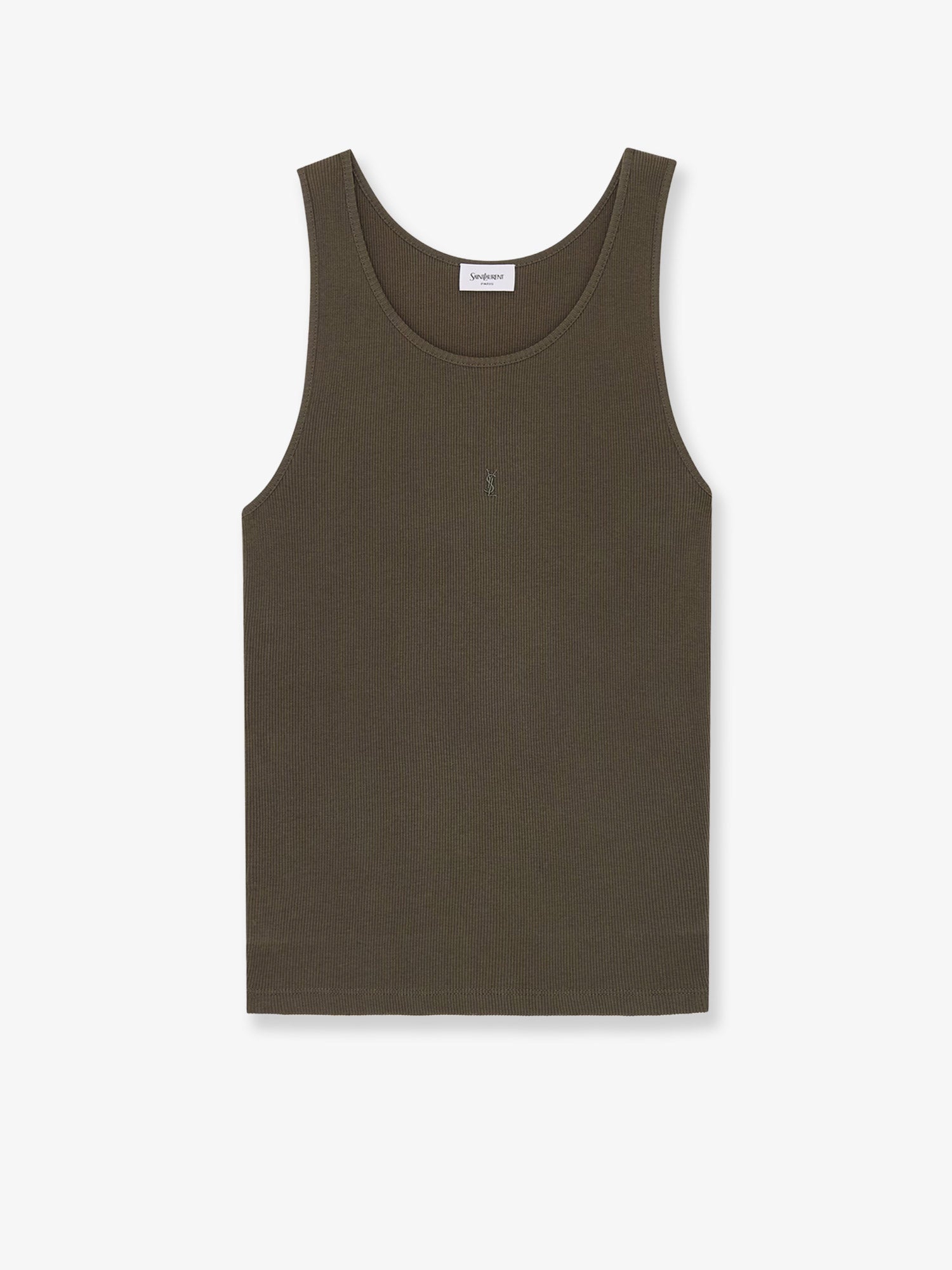 Saint Laurent Ribbed Cotton Top