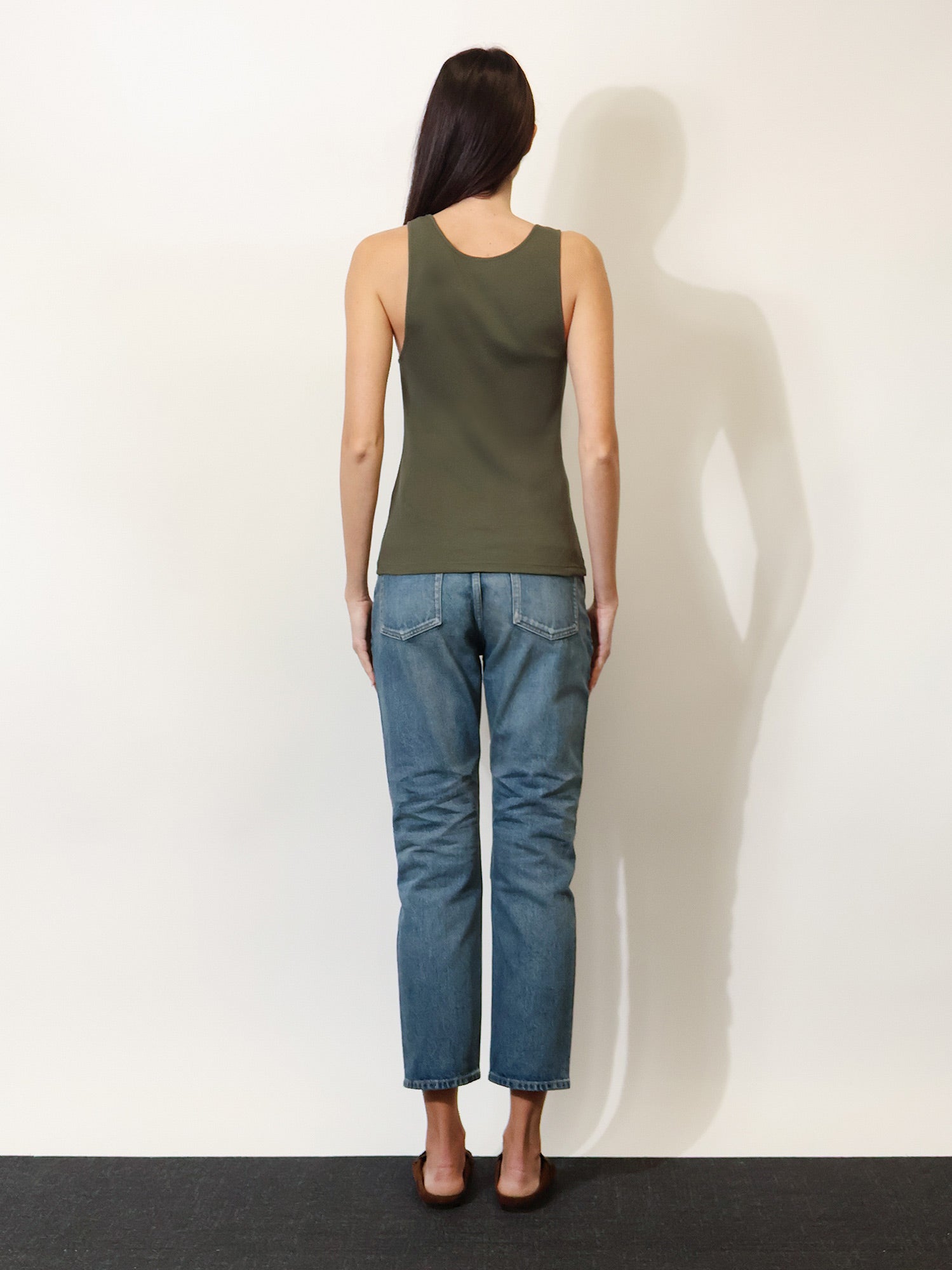 Saint Laurent Ribbed Cotton Top