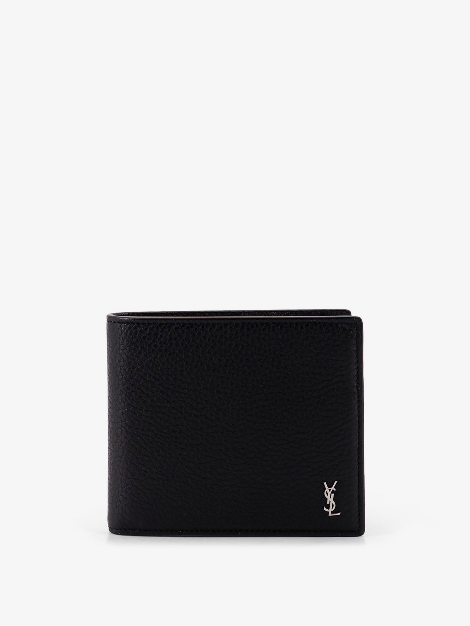 Saint Laurent Tiny Hammered Leather Wallet