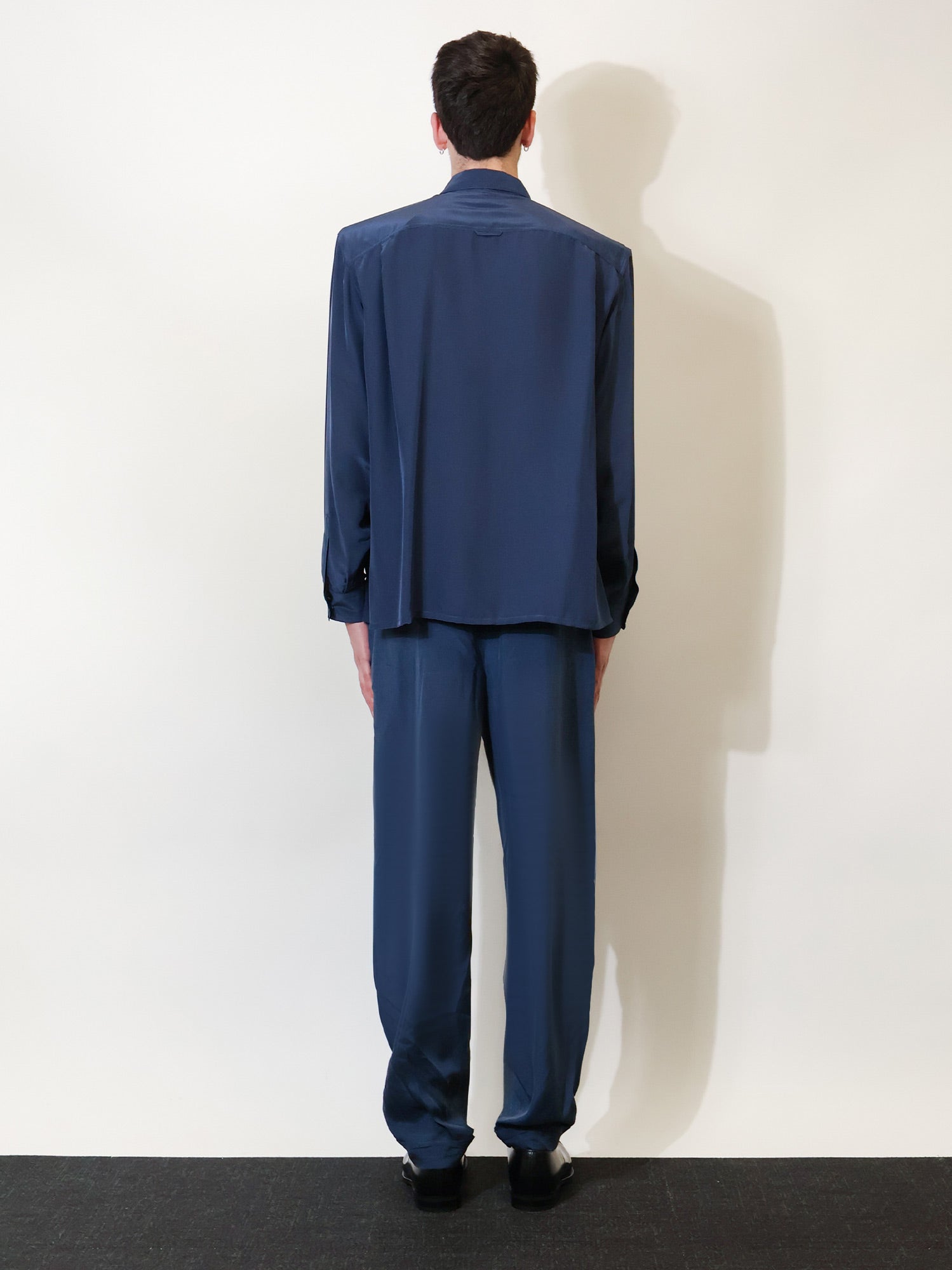 Saint Laurent Certified Viscose And Silk Shirt