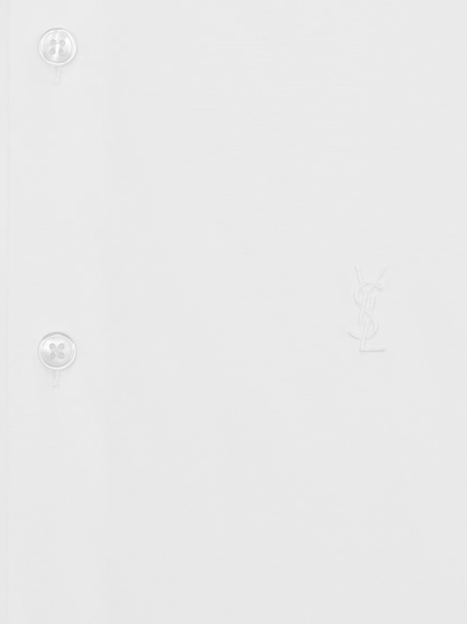 Saint Laurent Cassandre Stretch Cotton Shirt