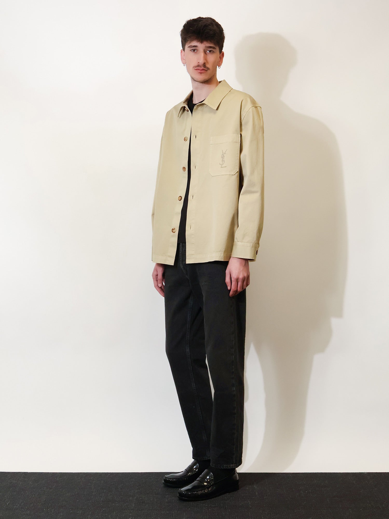 Saint Laurent Cassandre Certified Cotton Overshirt