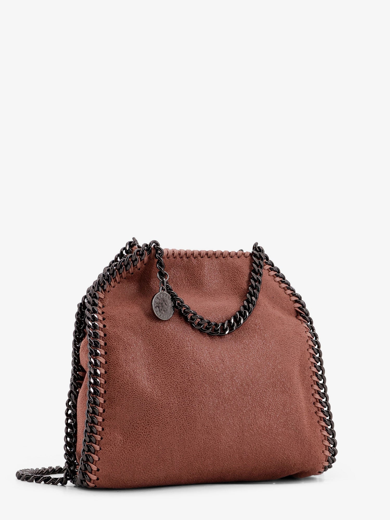 Stella Mccartney Micro Falabella Shaggy Deer Fabric Crossbody Bag