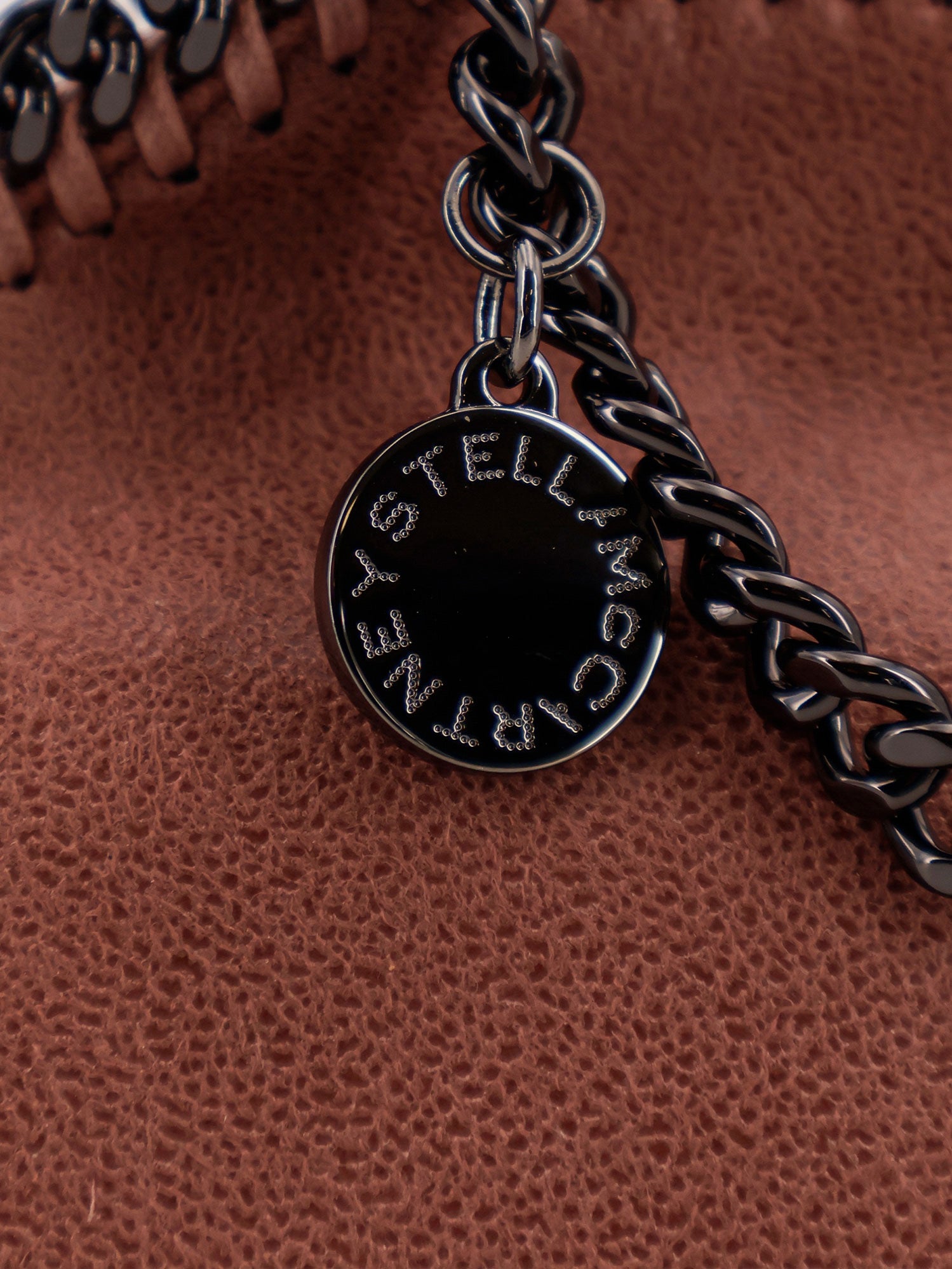 Stella Mccartney Micro Falabella Shaggy Deer Fabric Crossbody Bag