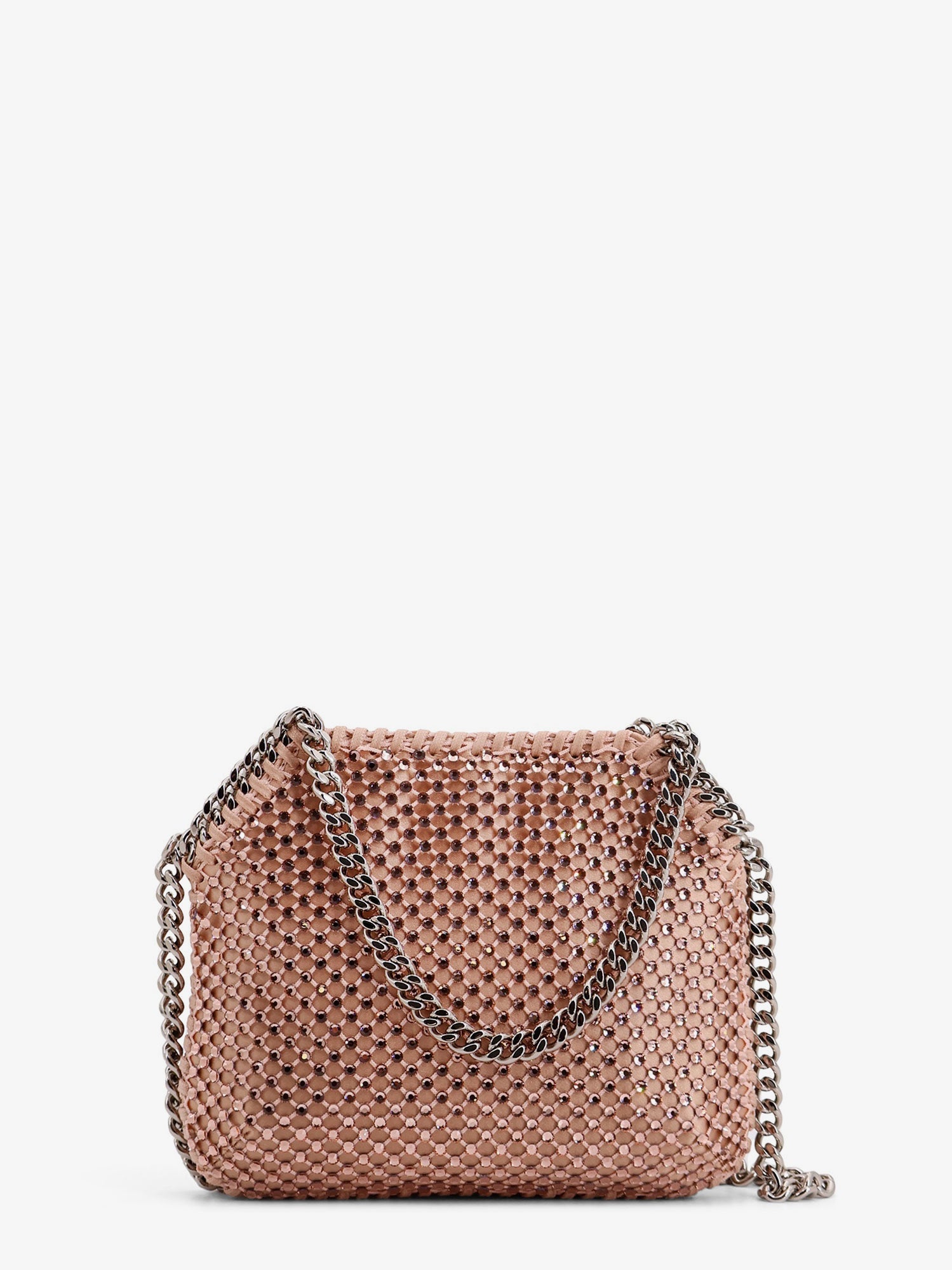 Stella Mccartney Falabella Mini Mesh And Crystal Crossbody Bag