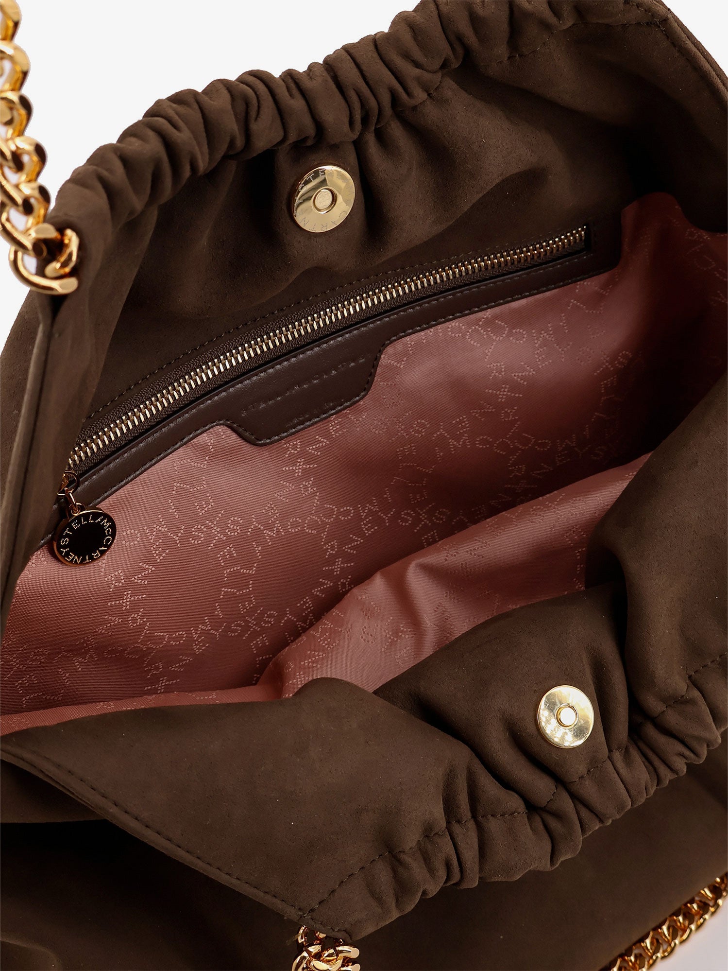 Stella Mccartney Falabella Medium Vegan Suede Shoulder Bag