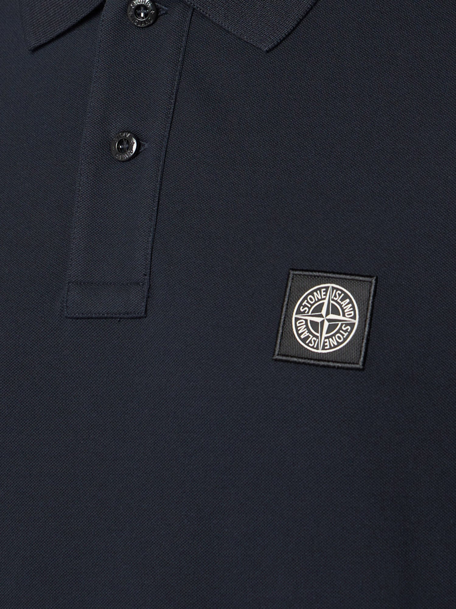 Stone Island Stretch Organic Cotton Polo Shirt