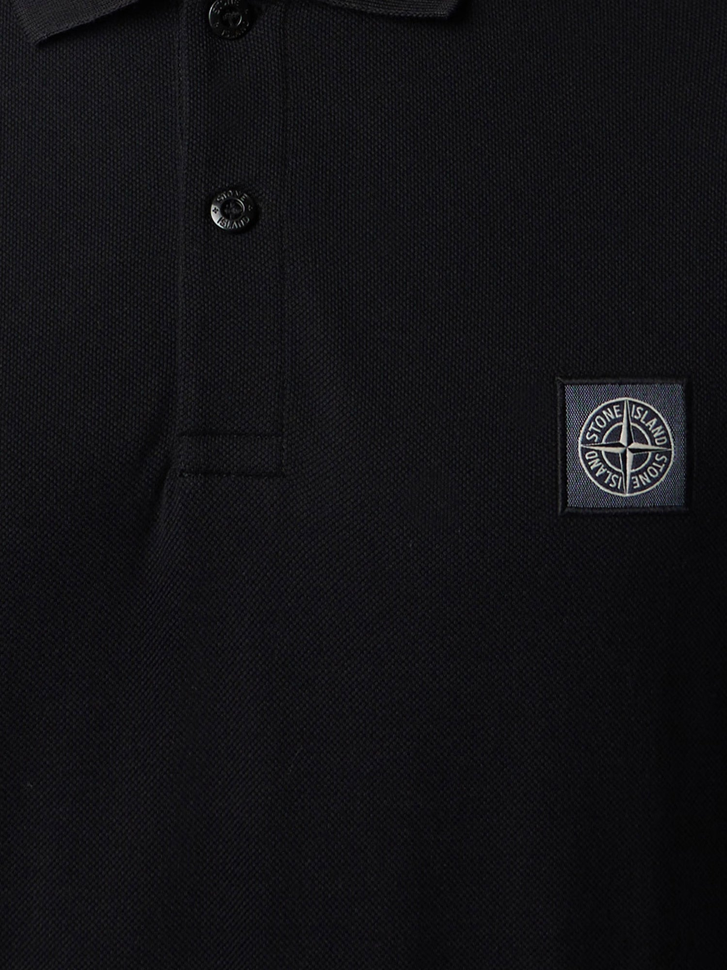 Stone Island Stretch Organic Cotton Polo Shirt