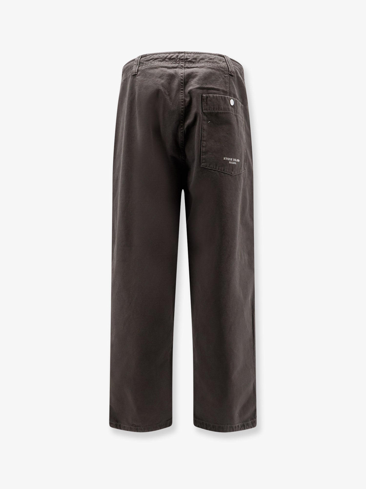 Stone Island Loose Cotton Trousers