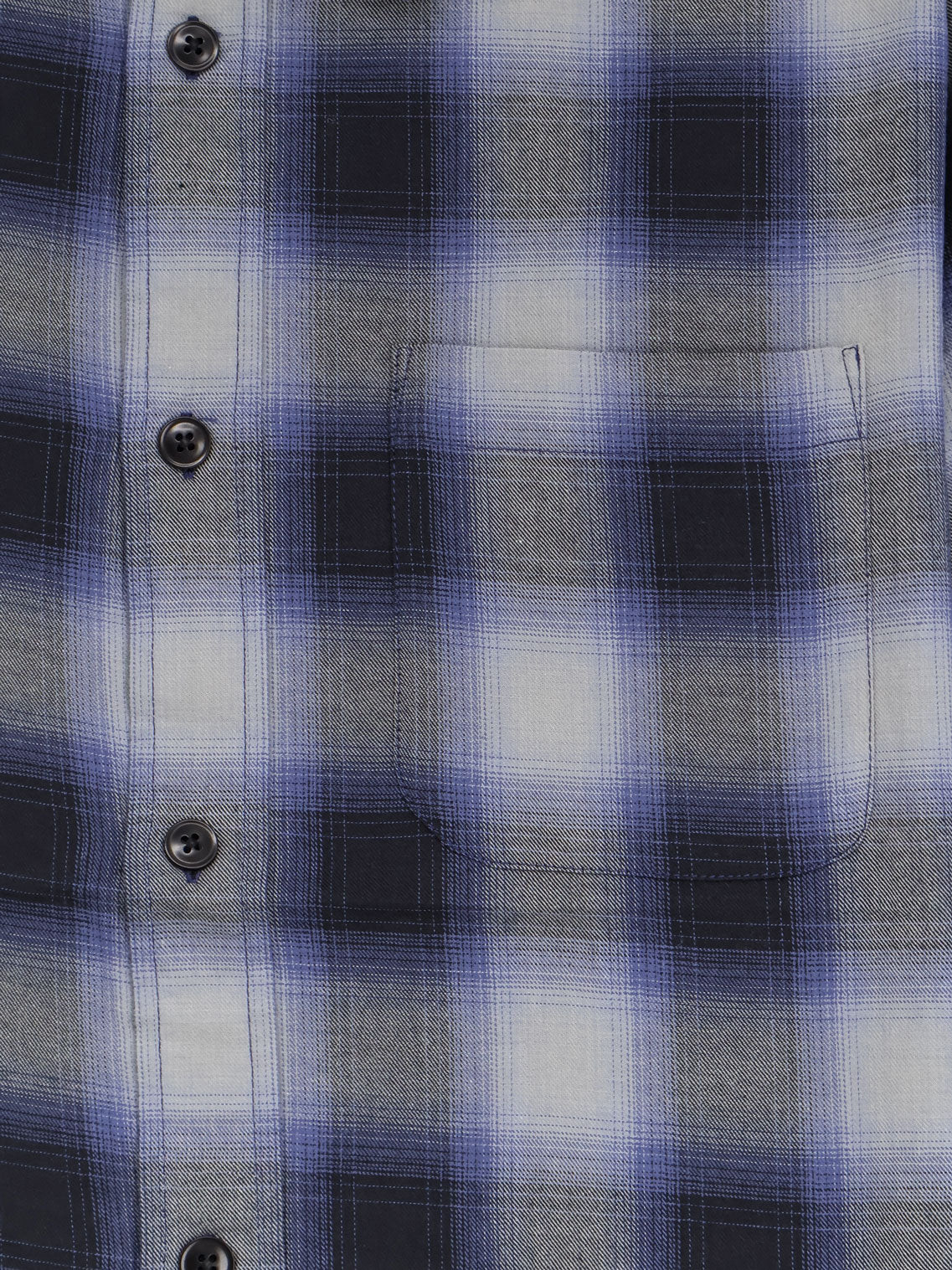 Stüssy Beach Ombre Plaid Madras Cotton Shirt