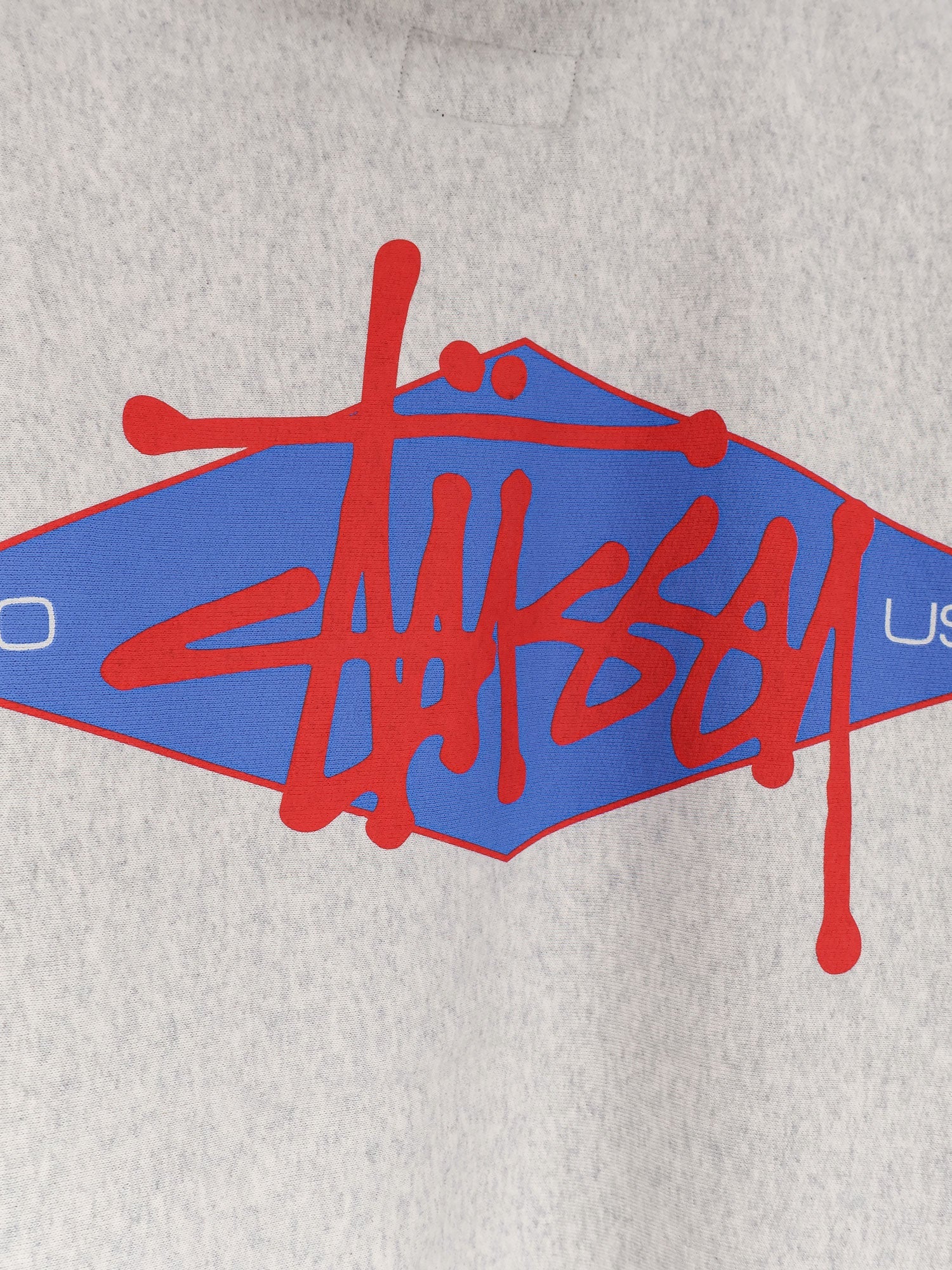 Stüssy Cotton Blend Sweatshirt With Back Print