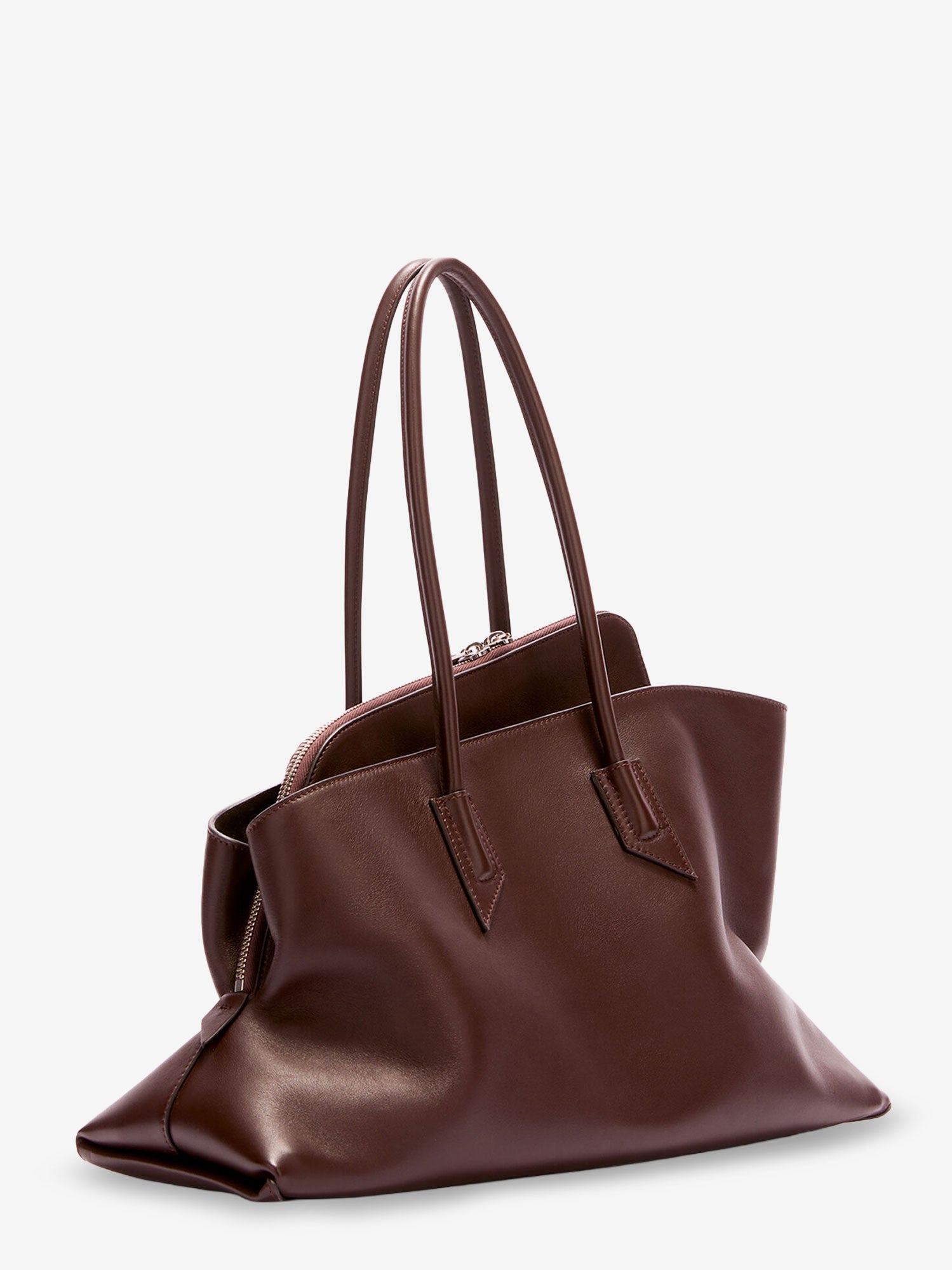The Attico La Passeggiata Leather Shoulder Bag