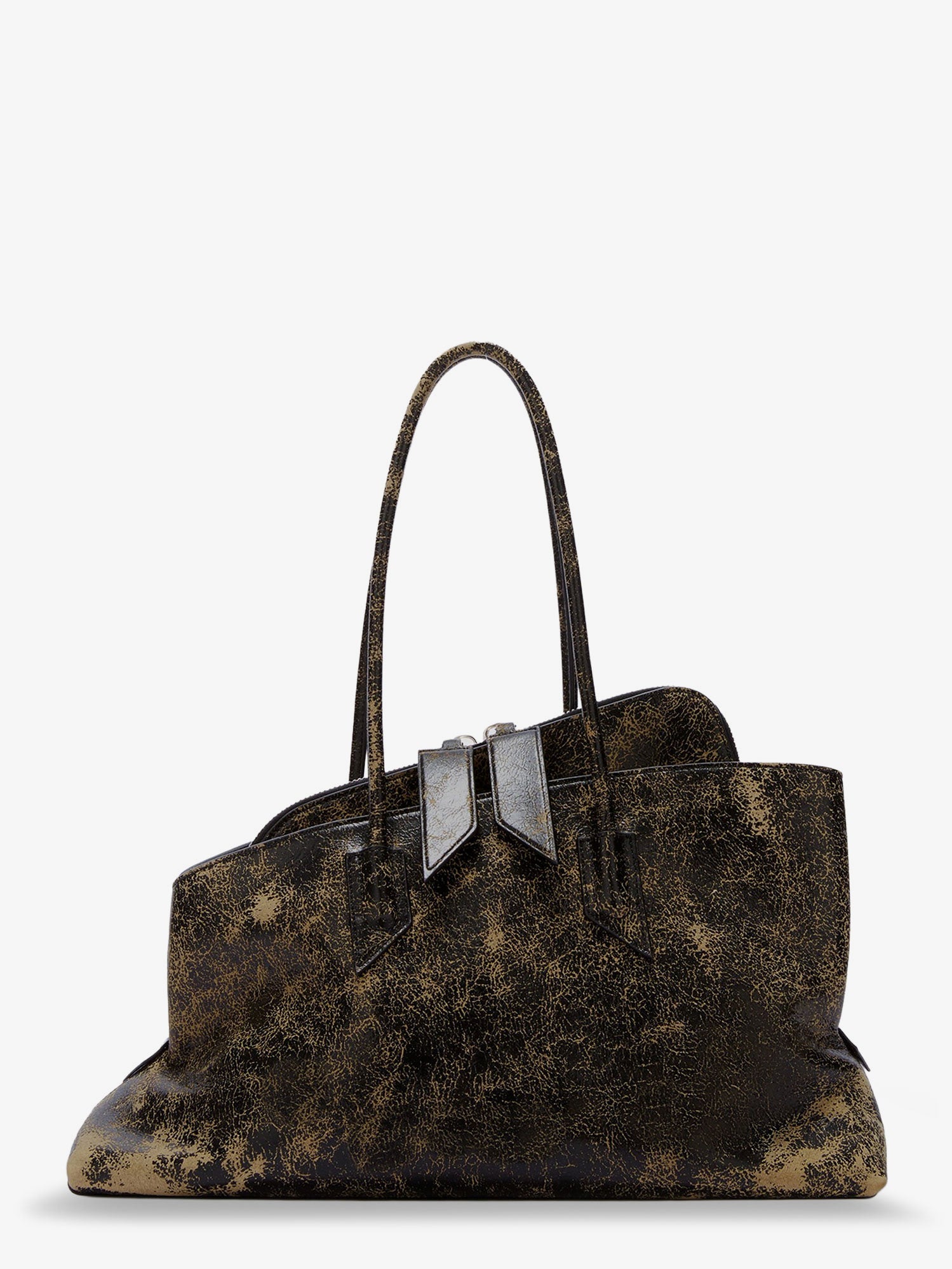 The Attico La Passeggiata Leather Shoulder Bag