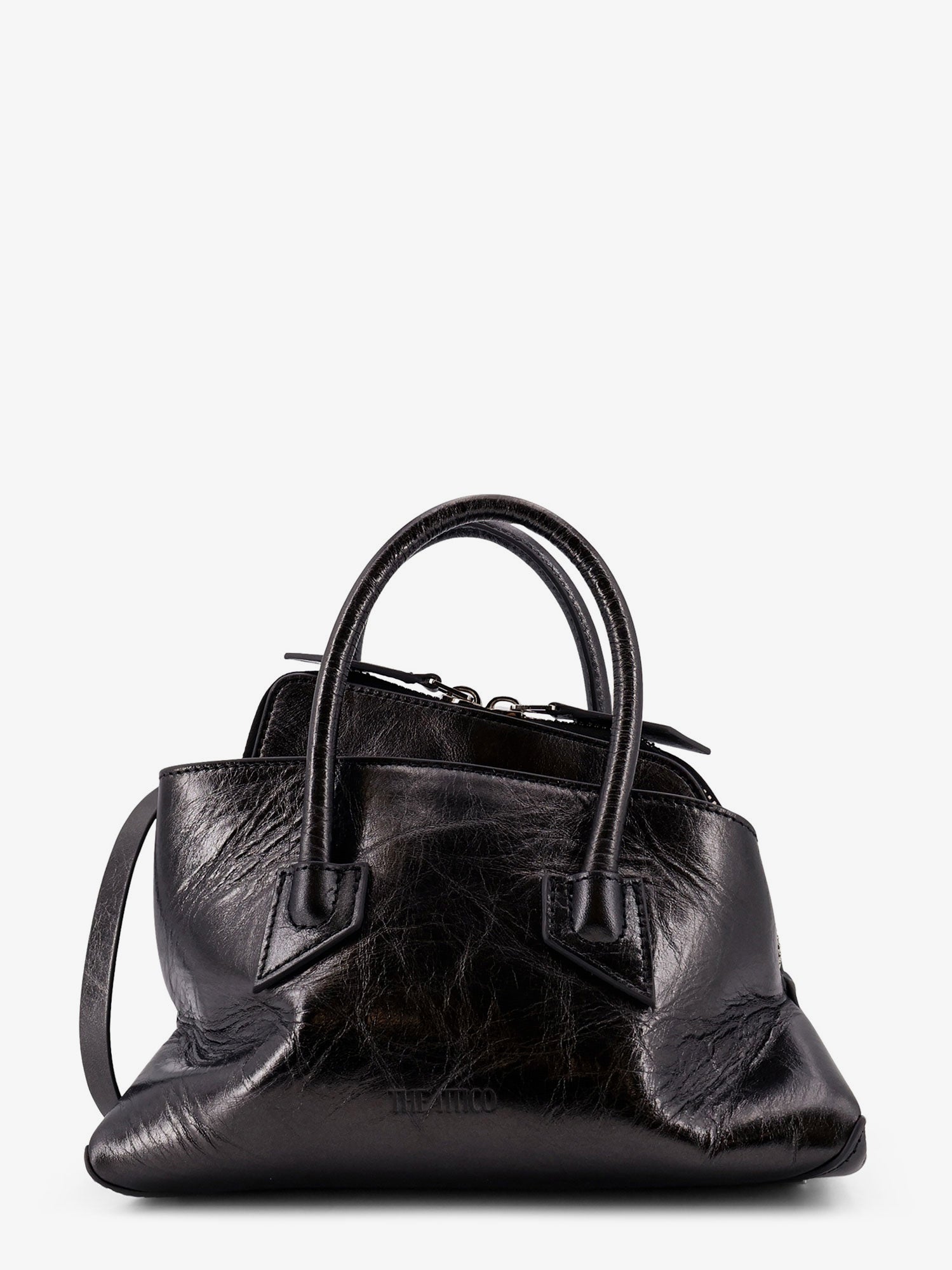 The Attico La Passeggiata Mini Leather Handbag