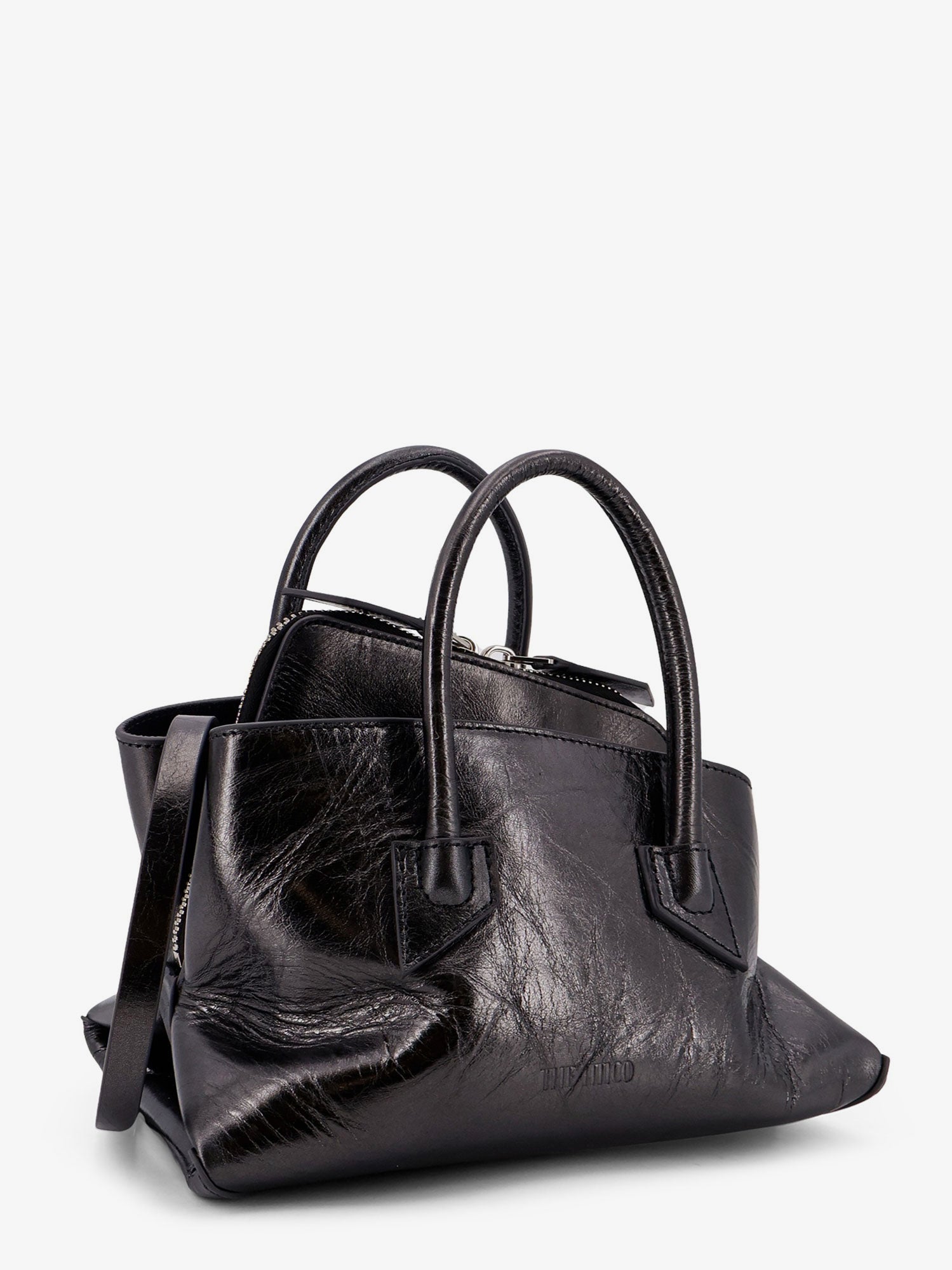 The Attico La Passeggiata Mini Leather Handbag