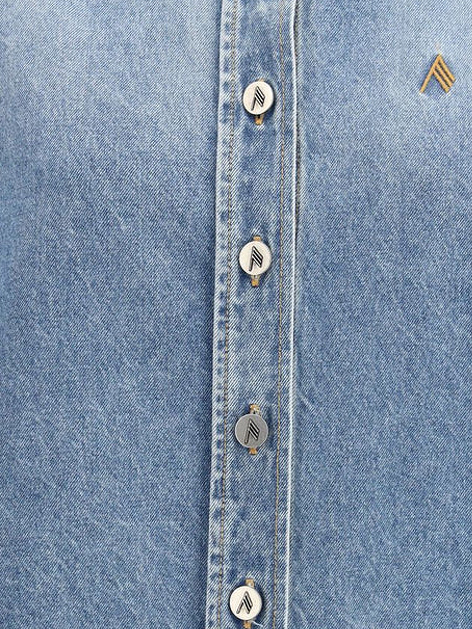 The Attico Oversize Denim Shirt