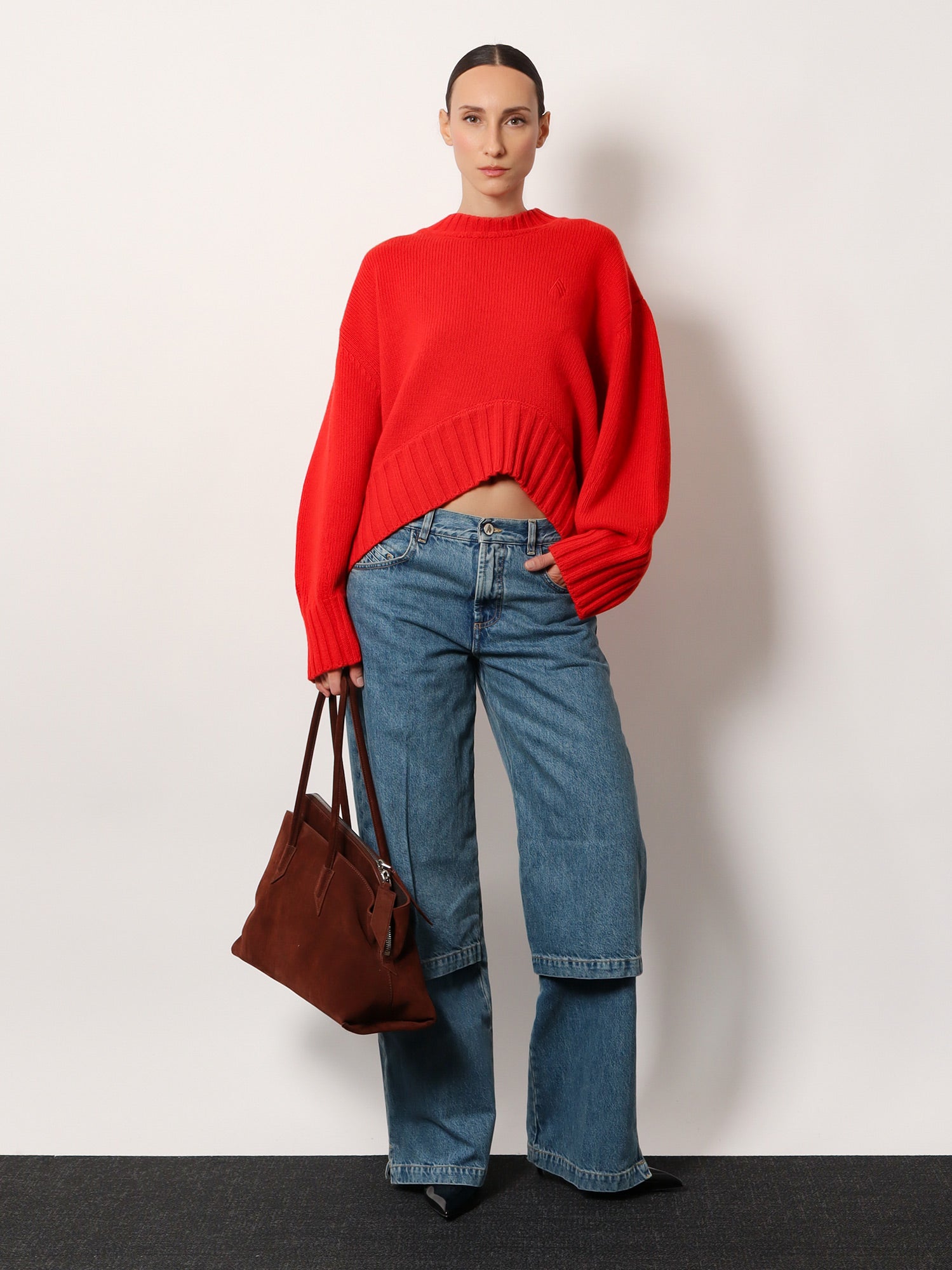 The Attico Virgin Wool And Cashmere Blend Sweater