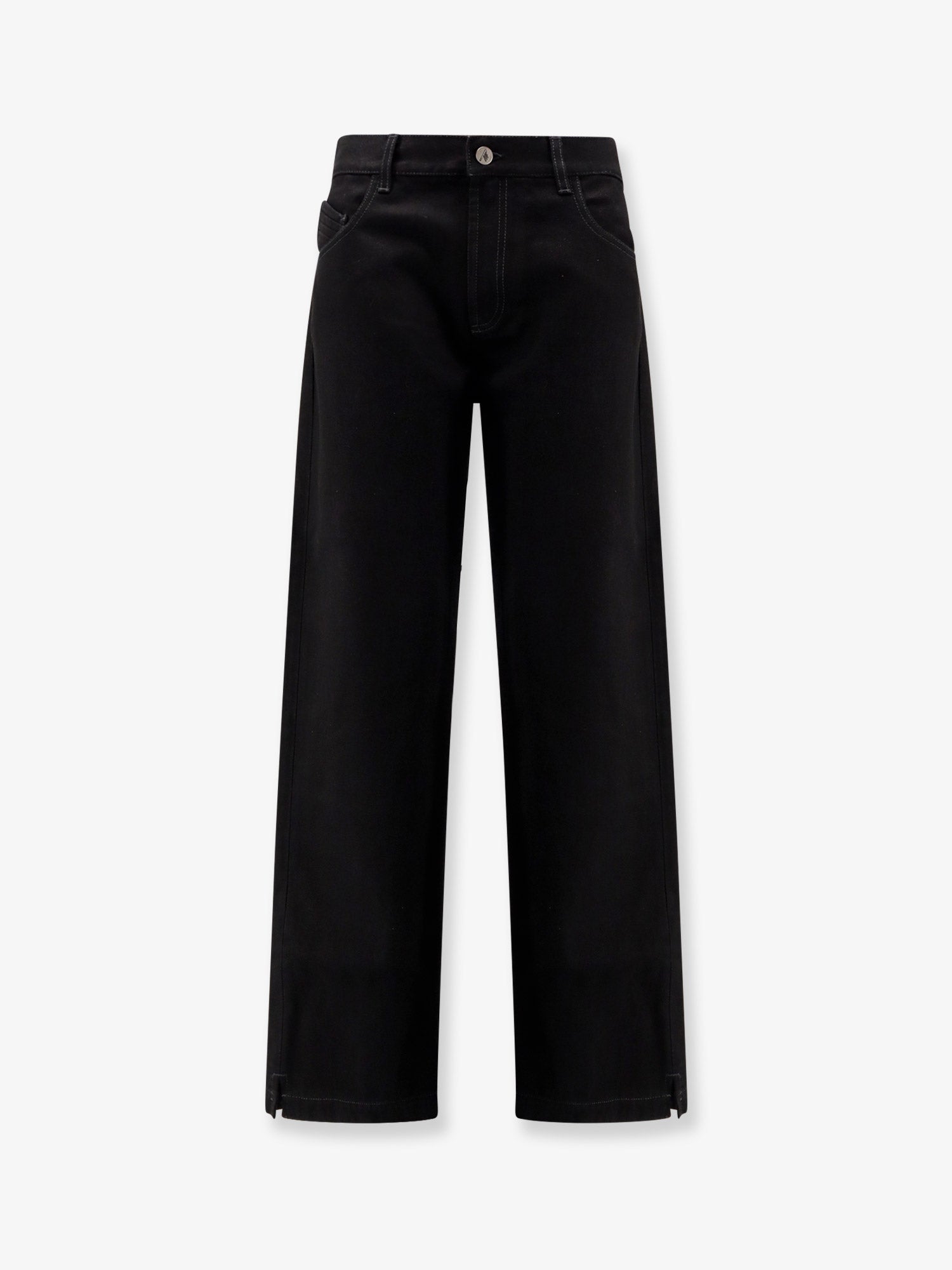 The Attico Black Denim Trousers