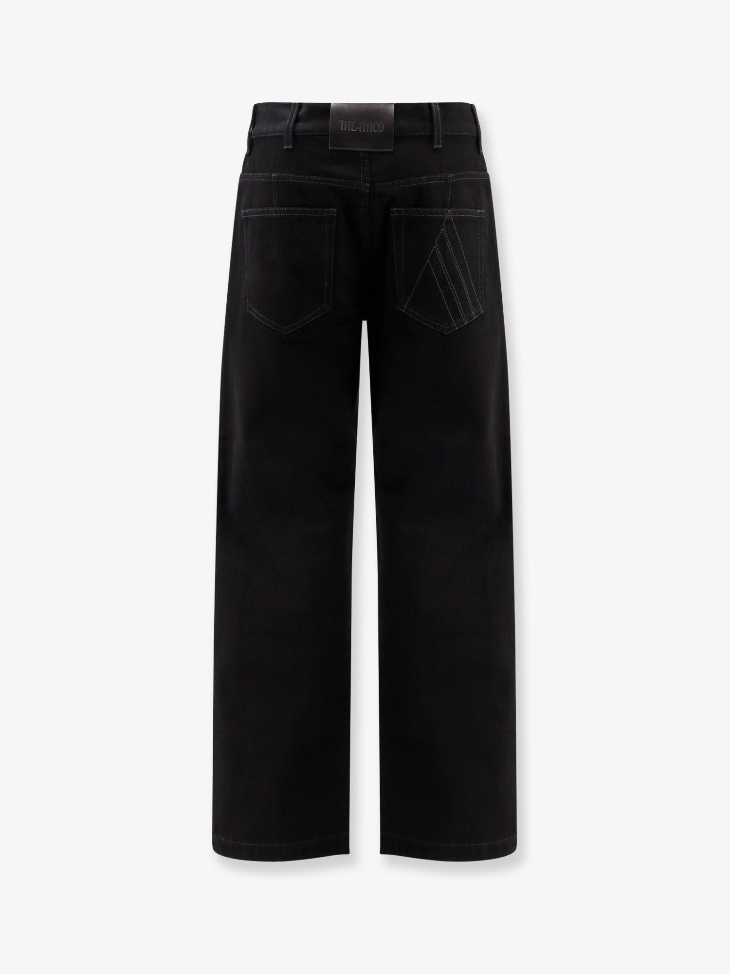 The Attico Black Denim Trousers