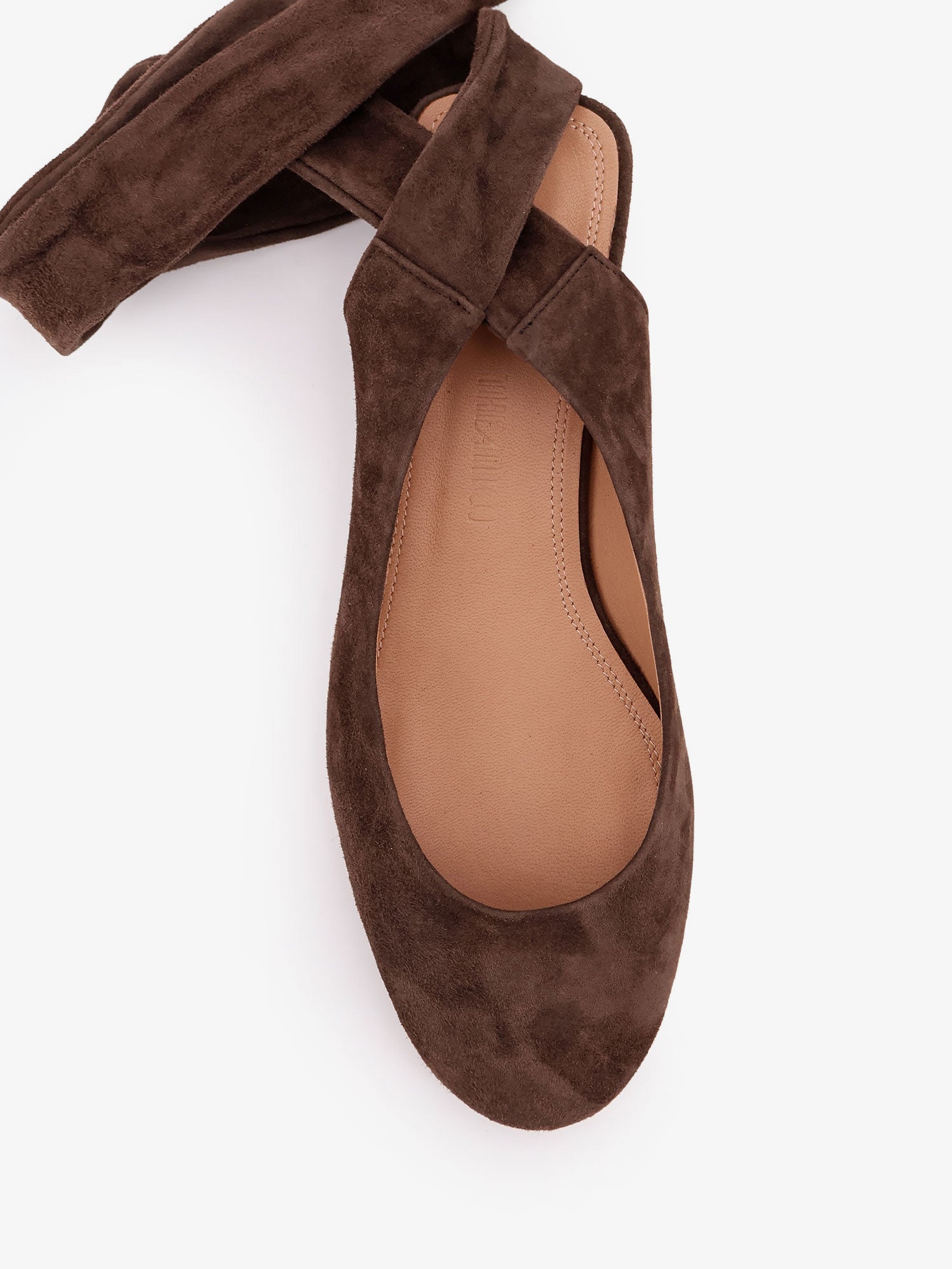 The Attico Cloe Suede Ballerinas