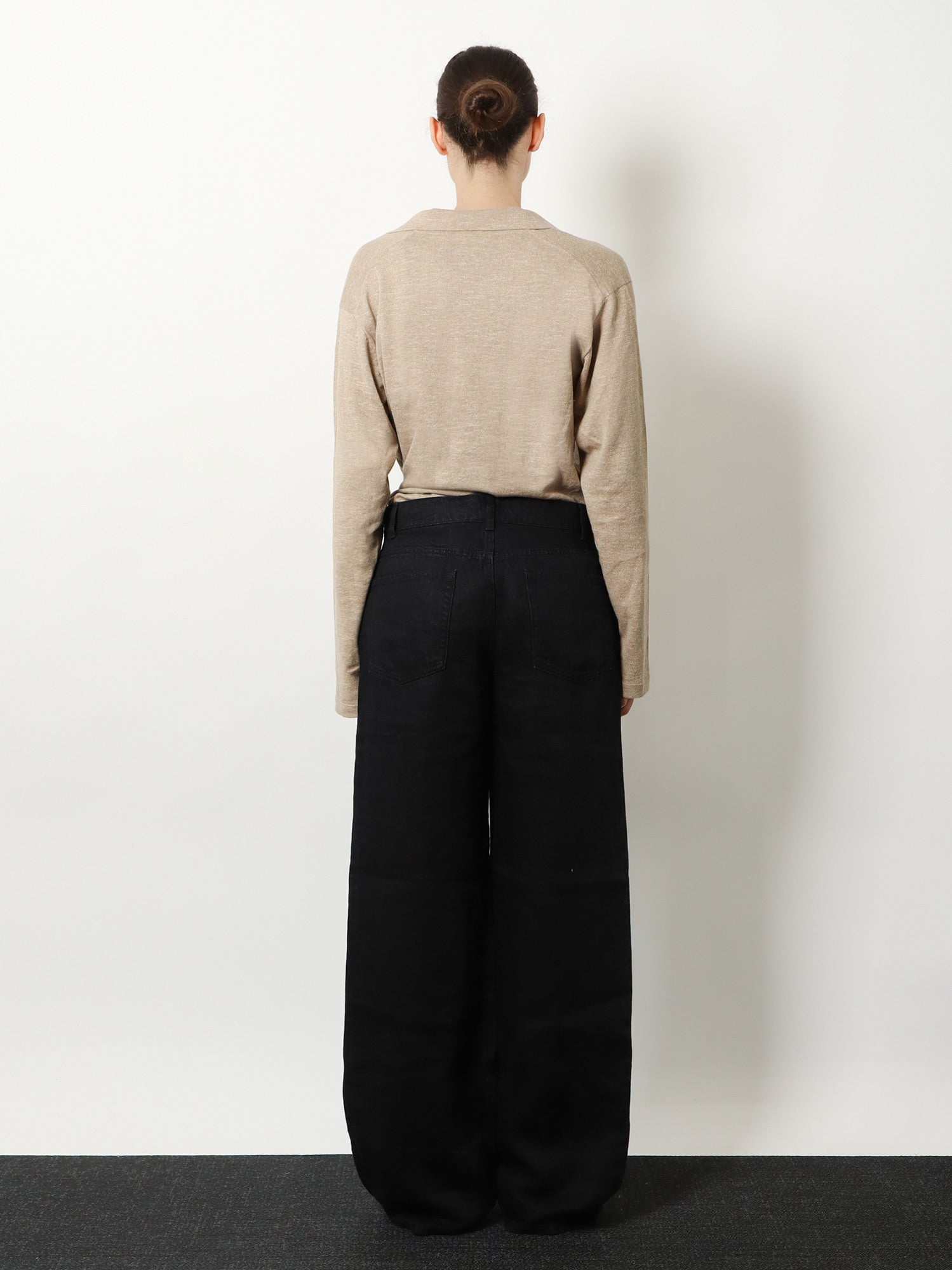 The Row Niosa Polo Shirt In Cotton And Linen