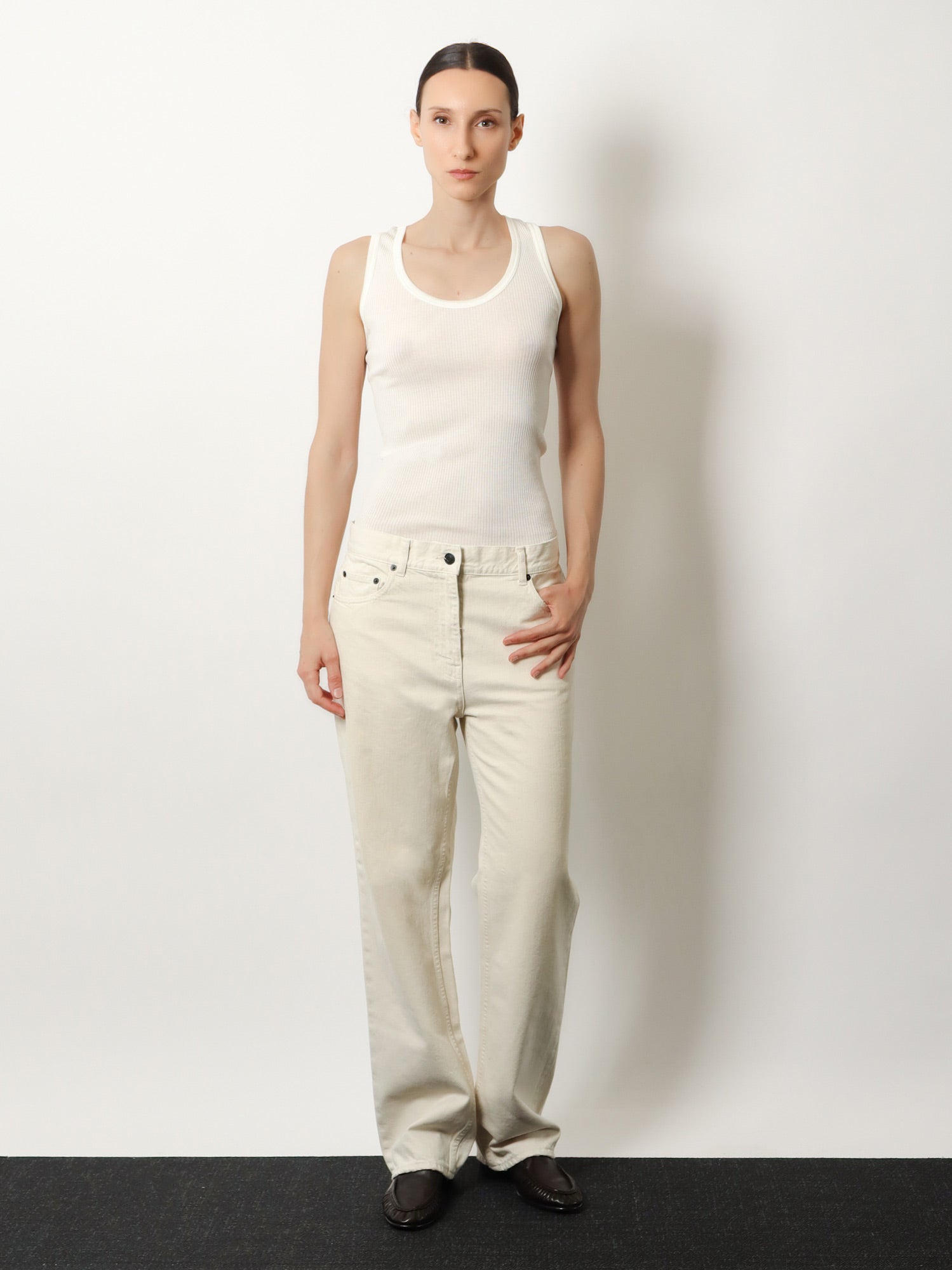 The Row Cendrea Cotton Top