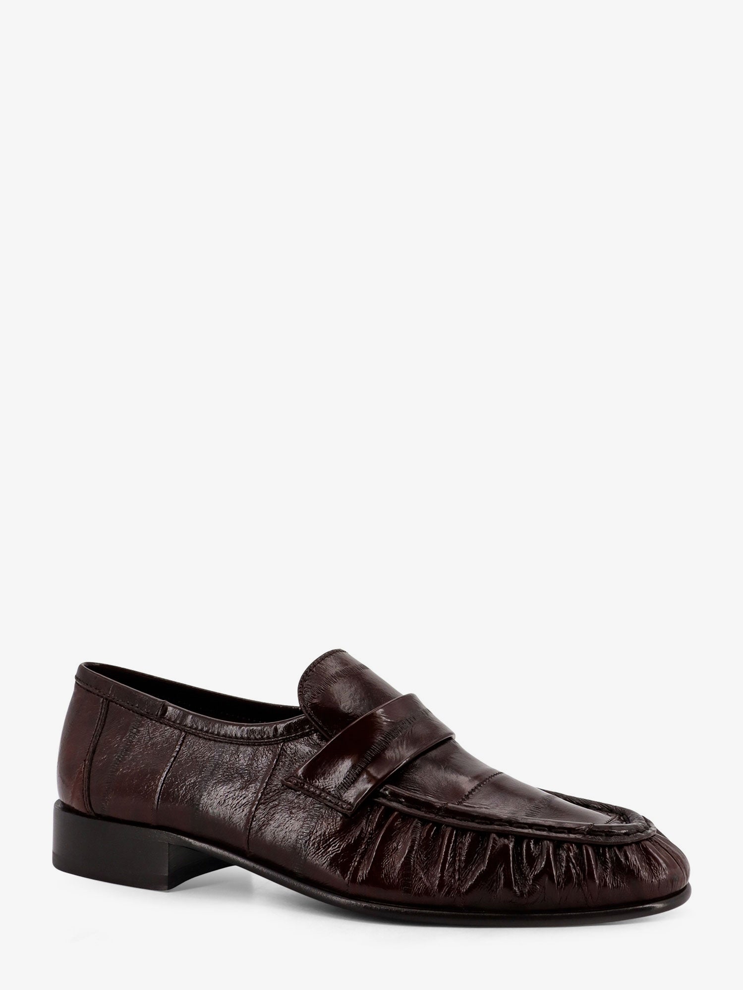 The Row Shiny Leather Loafers