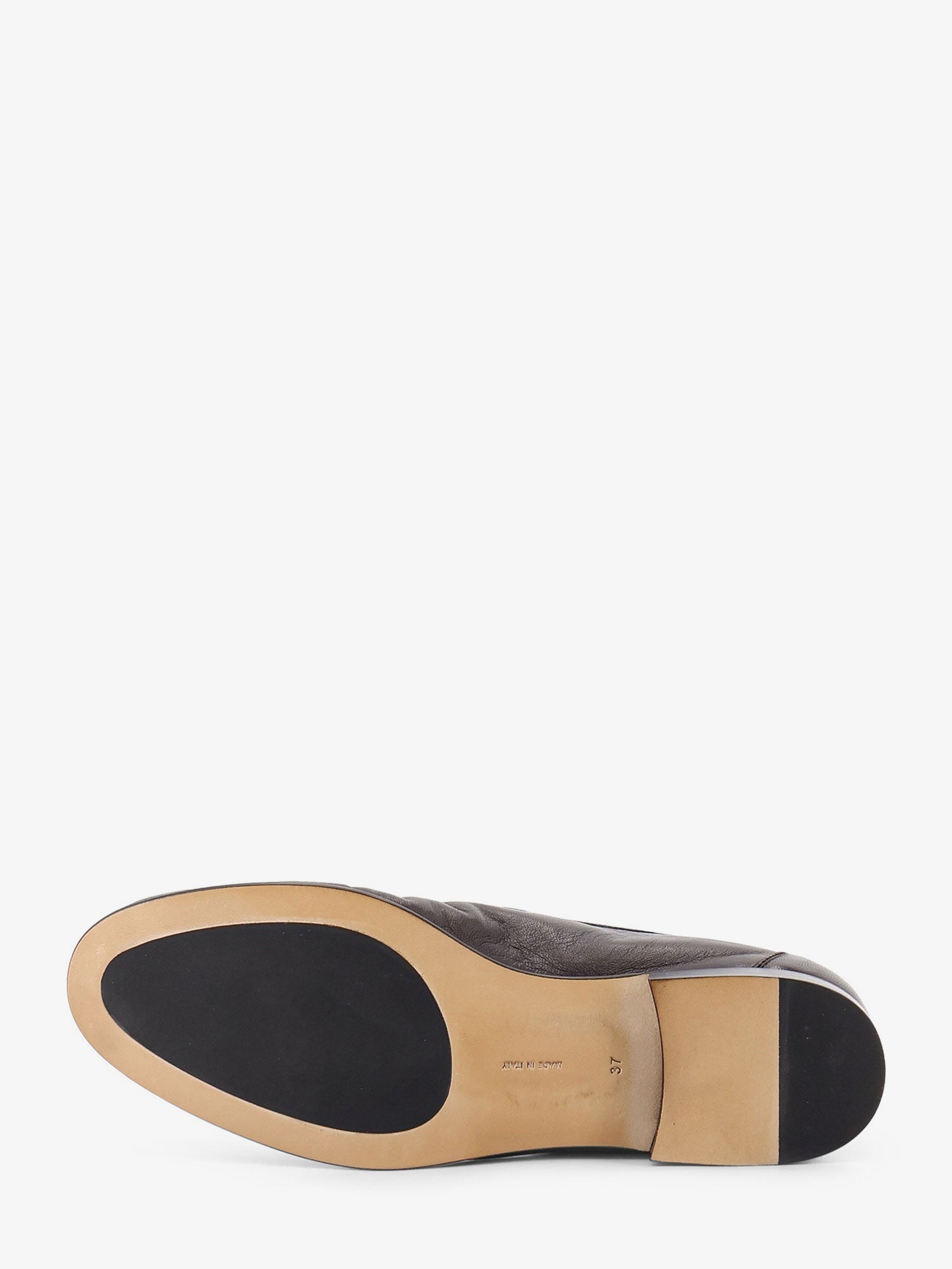 The Row Soft Mocassin Two Leather Loafers
