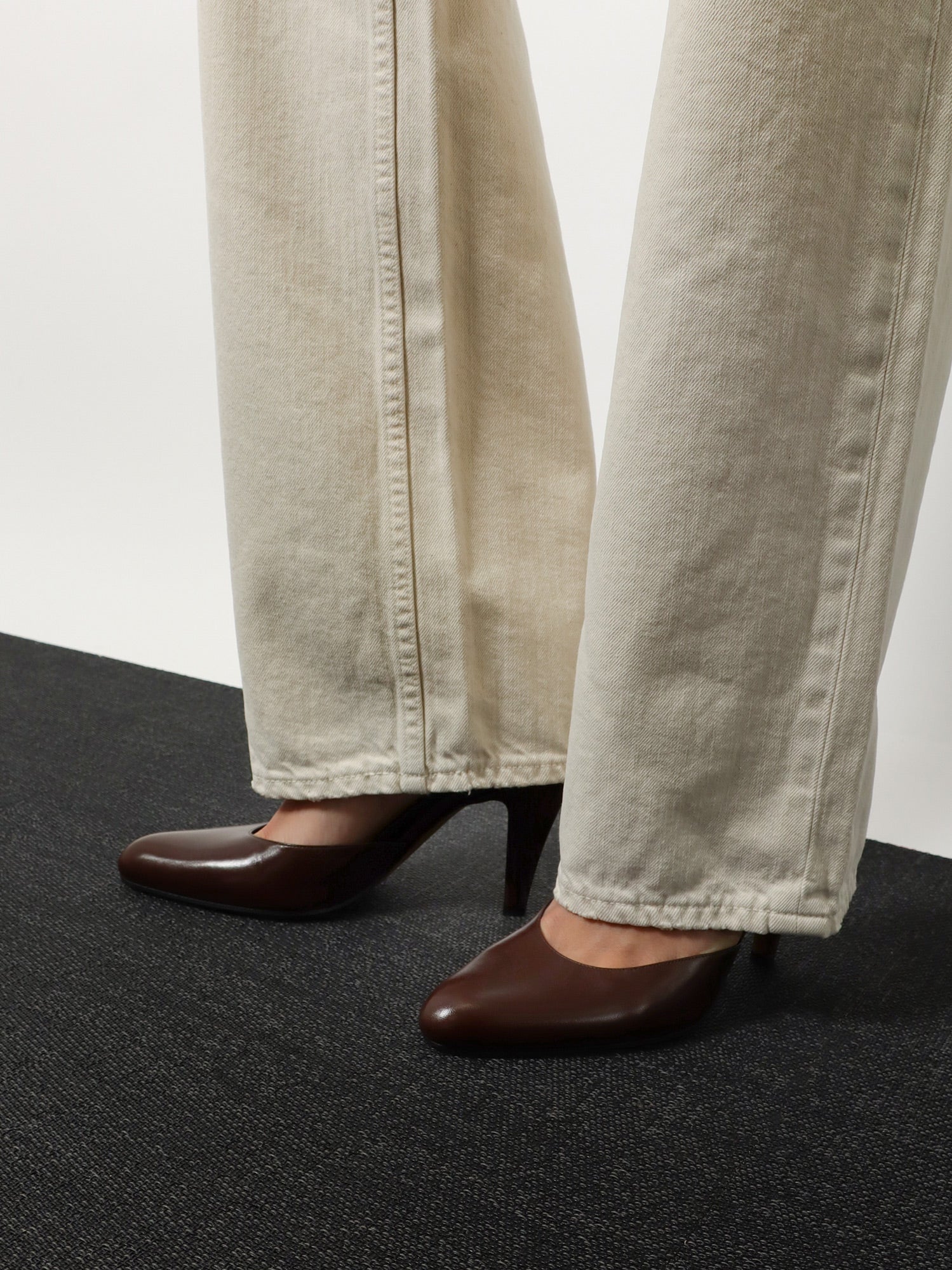 The Row D'orsay Ornella Leather Pumps
