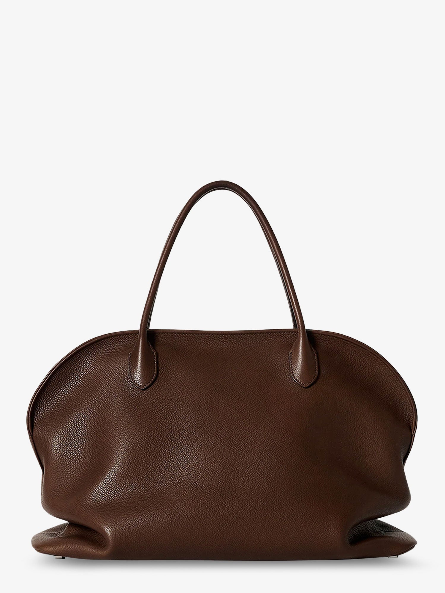 The Row Agnes 15 Hammered Saddle Leather Handbag