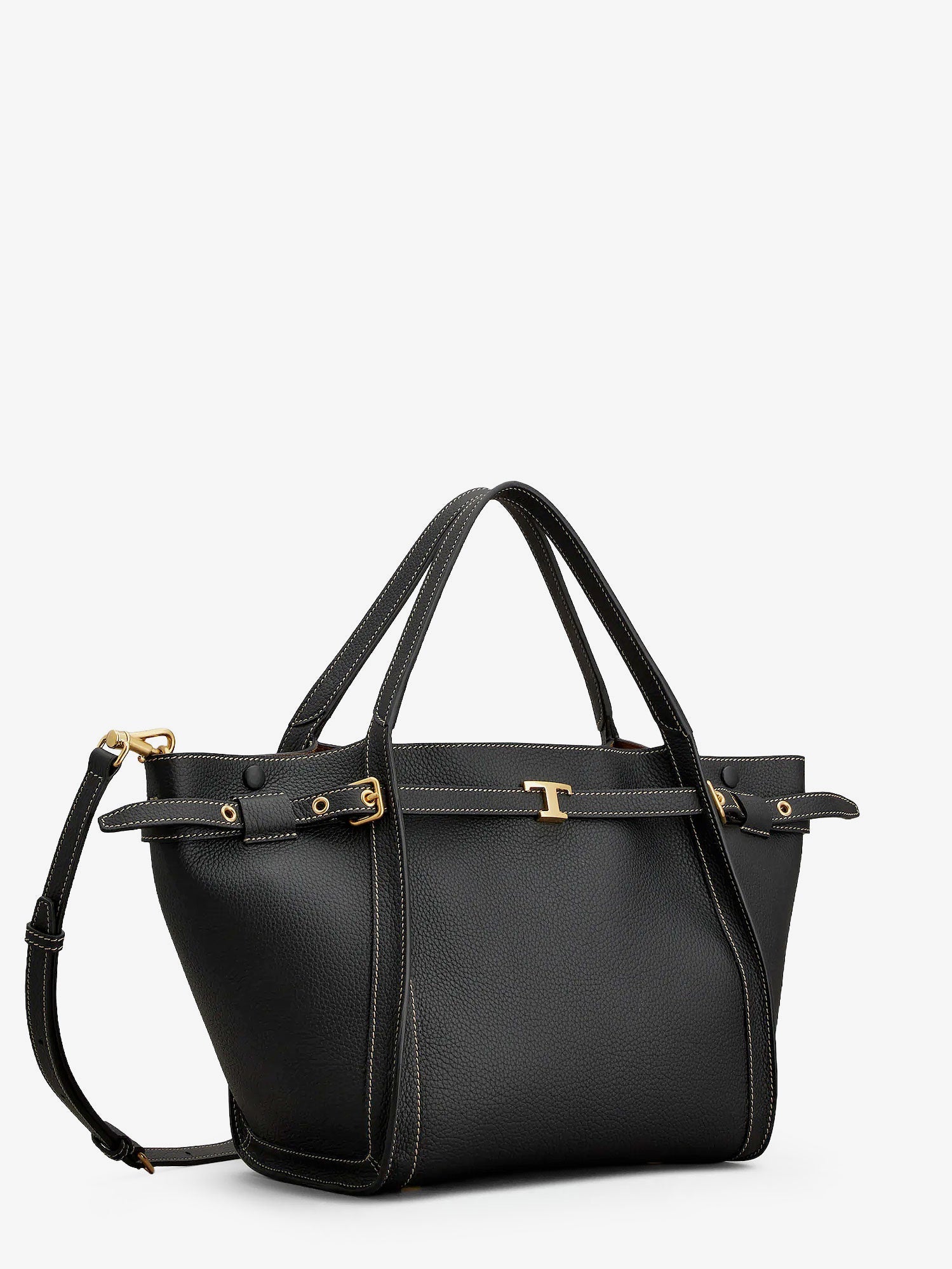 Tod's Hammered Laeather Tote Bag