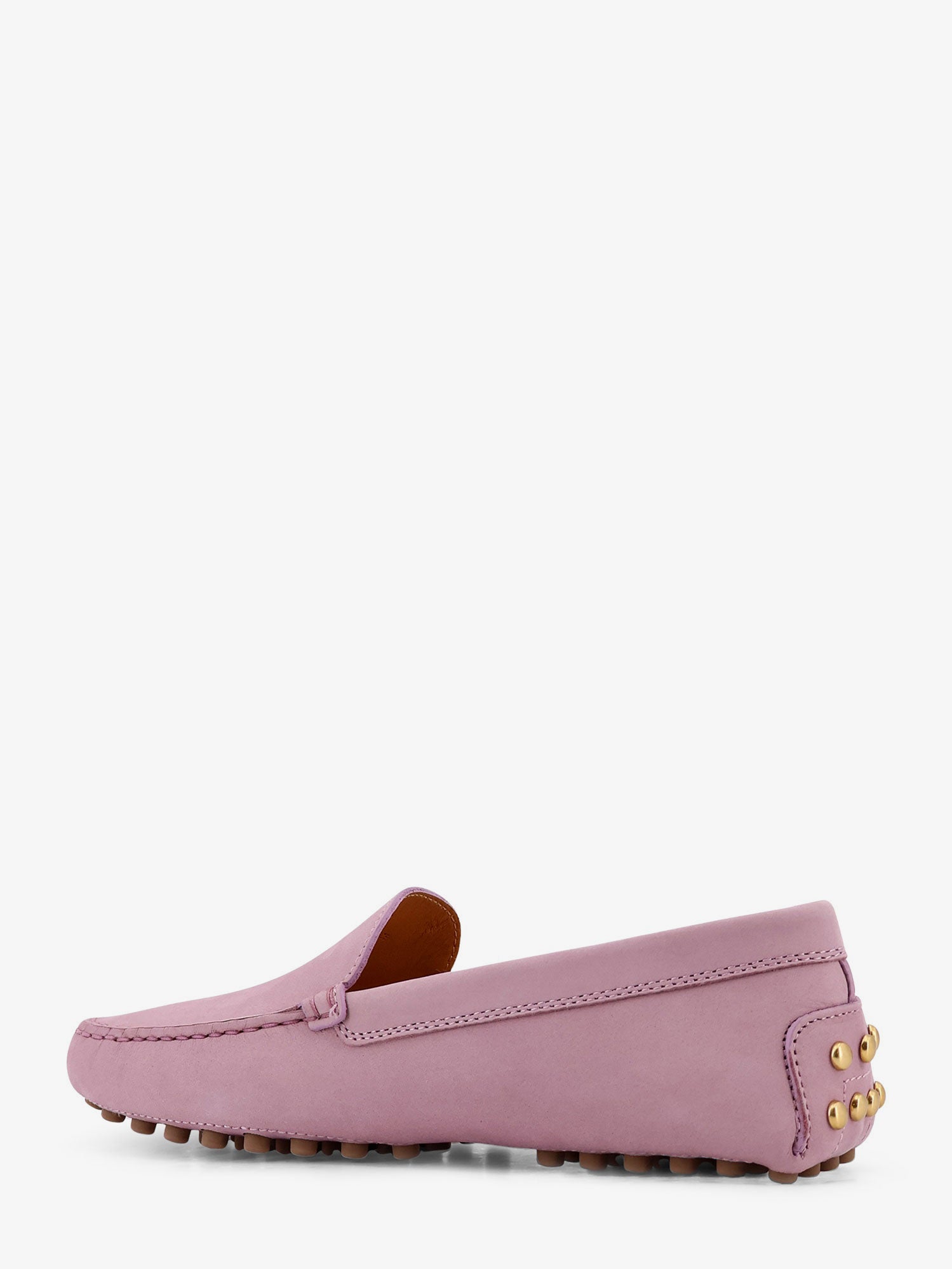 Tod's Suede Loafers With Engraved Logo On The Front