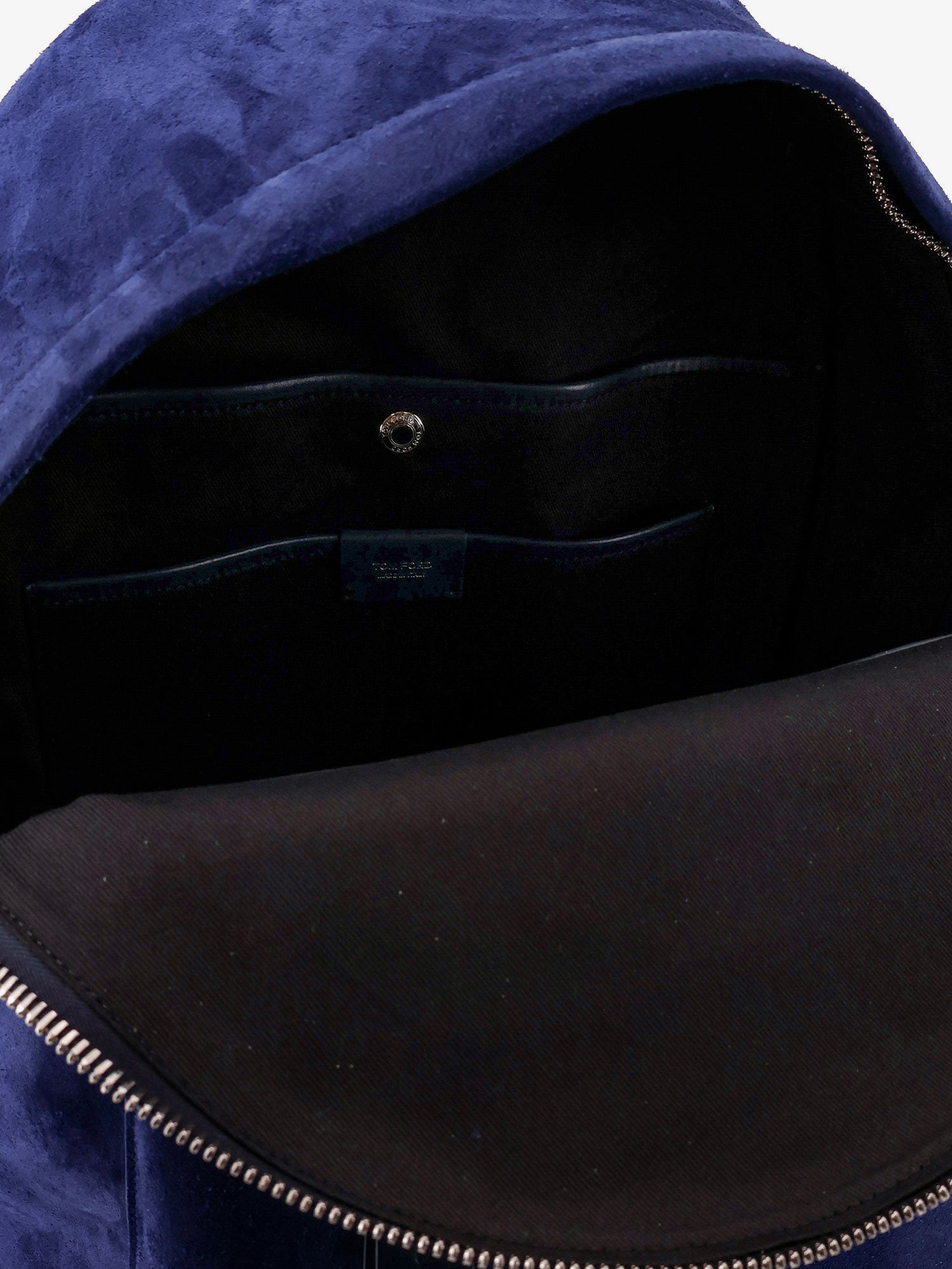 Tom Ford Suede Backpack With Maxi Zip On The Front